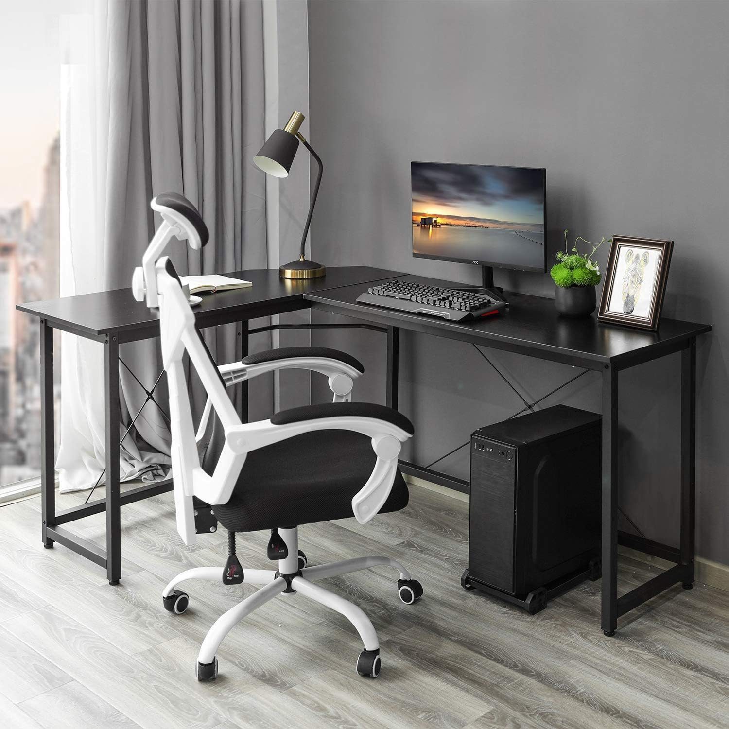 Computertisch Gaming Tisch L-Form Schreibtisch