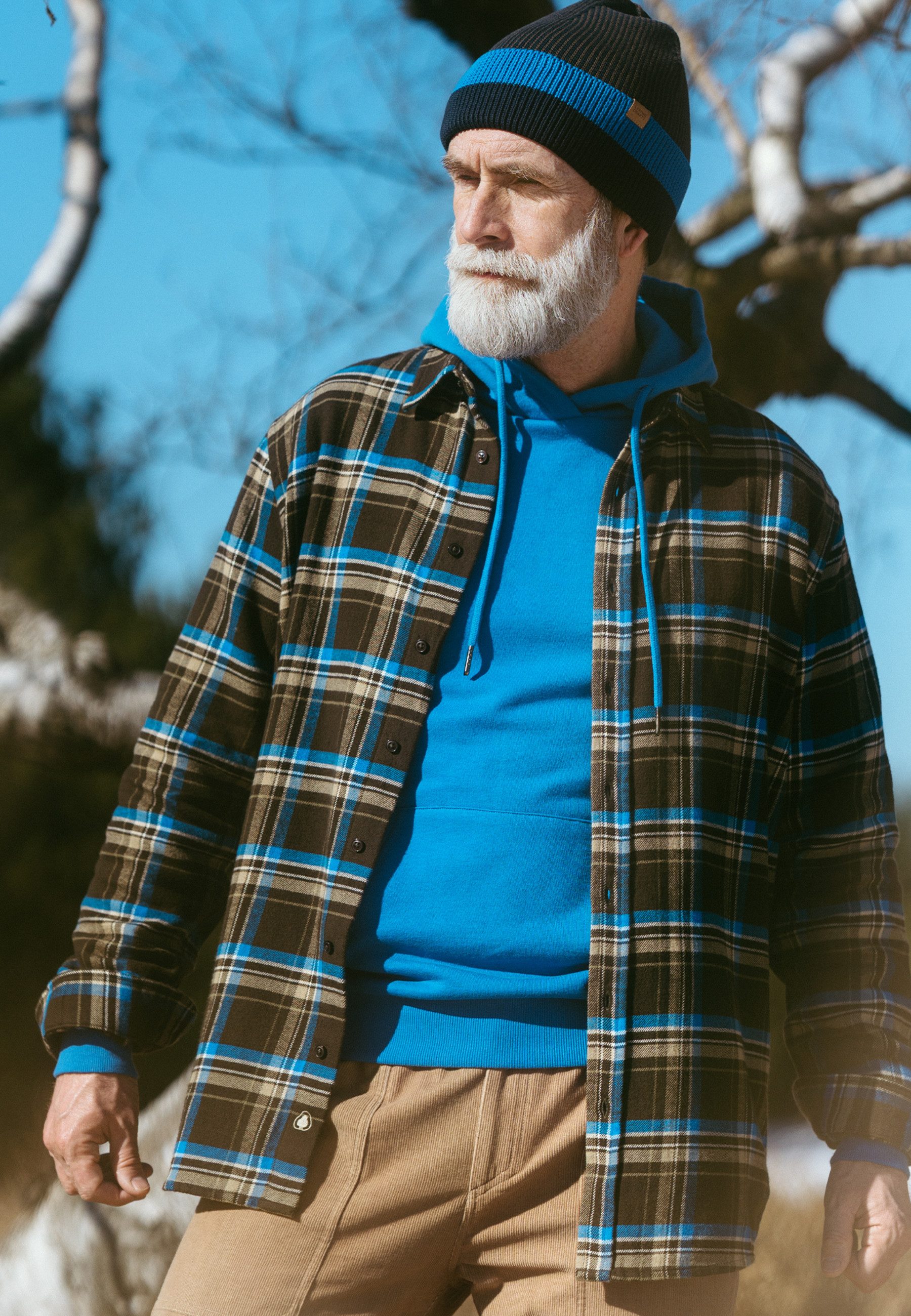 LIVING CRAFTS Kapuzenpullover SASSO GOTS zertifiziert
