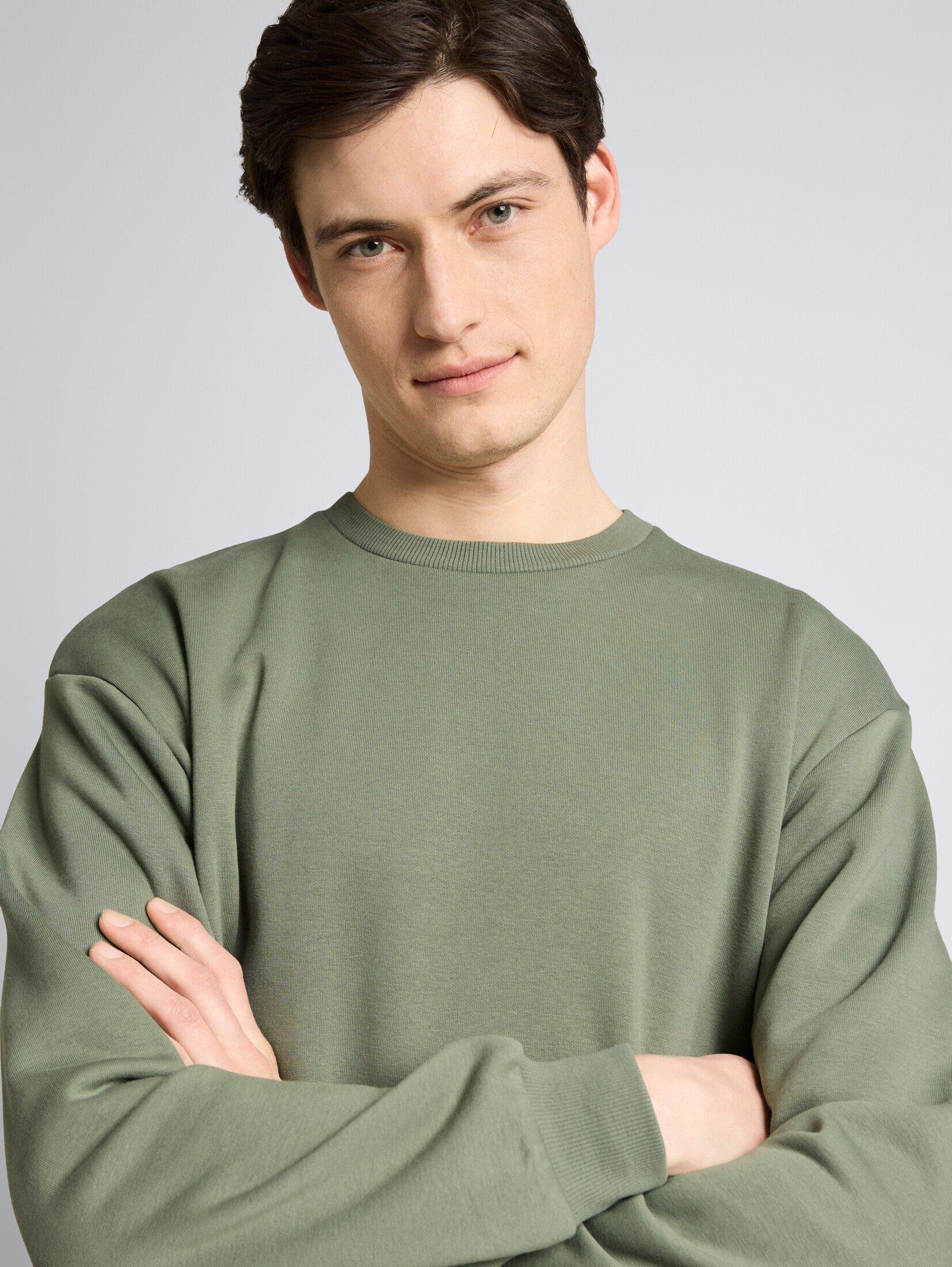 TOM TAILOR Denim Sweatshirt Strick & Sweatshirts Basic Sweatshirt