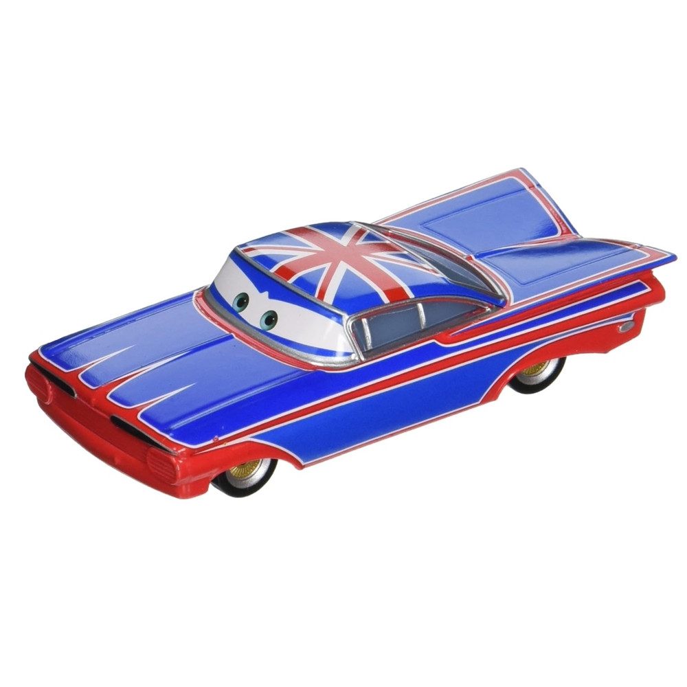 Spielzeug-Rennwagen Union Jack Ramone HTY11 Disney Cars Cast 1:55 Auto Mattel Fahrzeuge