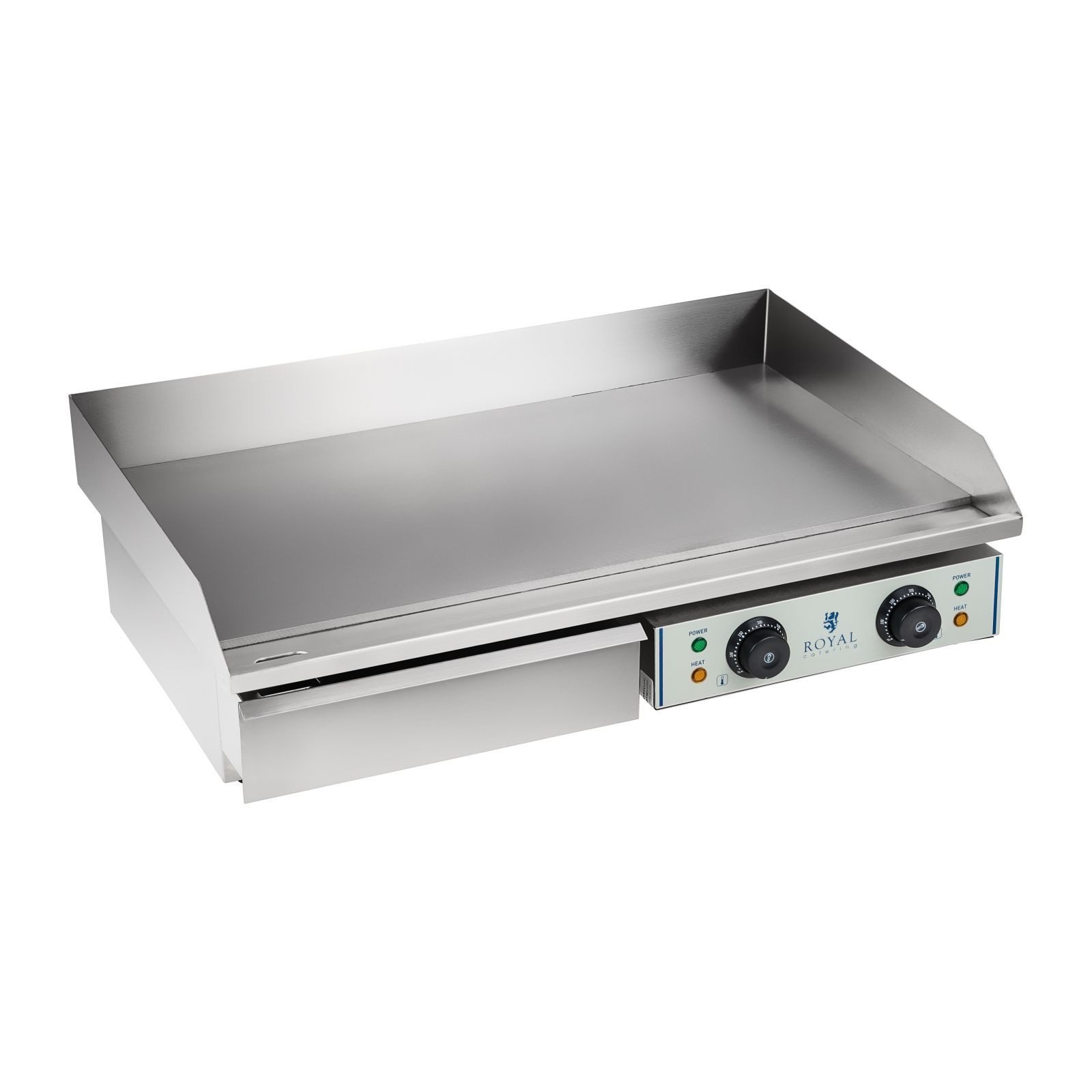 Royal Catering Elektrogrill Elektro Grillplatte 72,5cm Griddleplatte Bratplatte 2 x 2200W Gastro, 4400 W