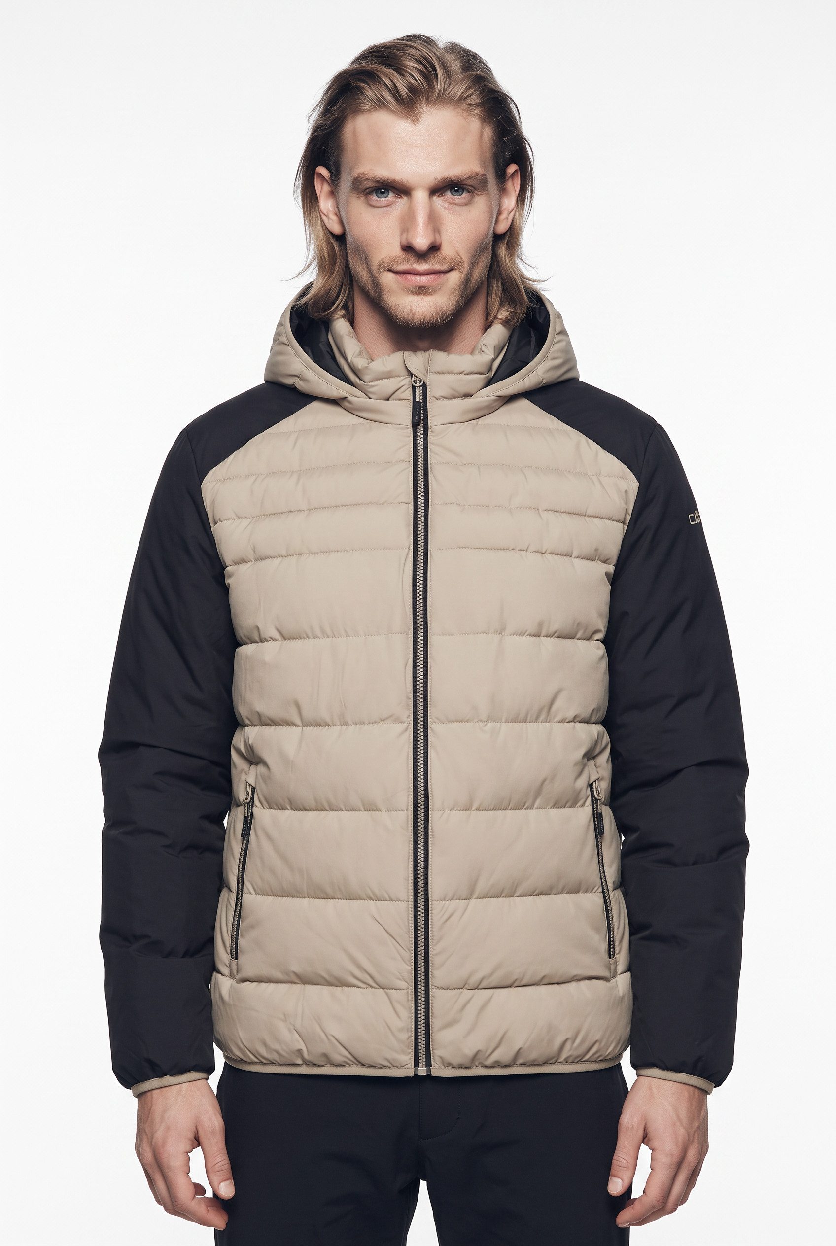 CMP Steppjacke MAN JACKET SNAPS HOOD Clima Protect®, Sorona® Flock, wasserabweisend
