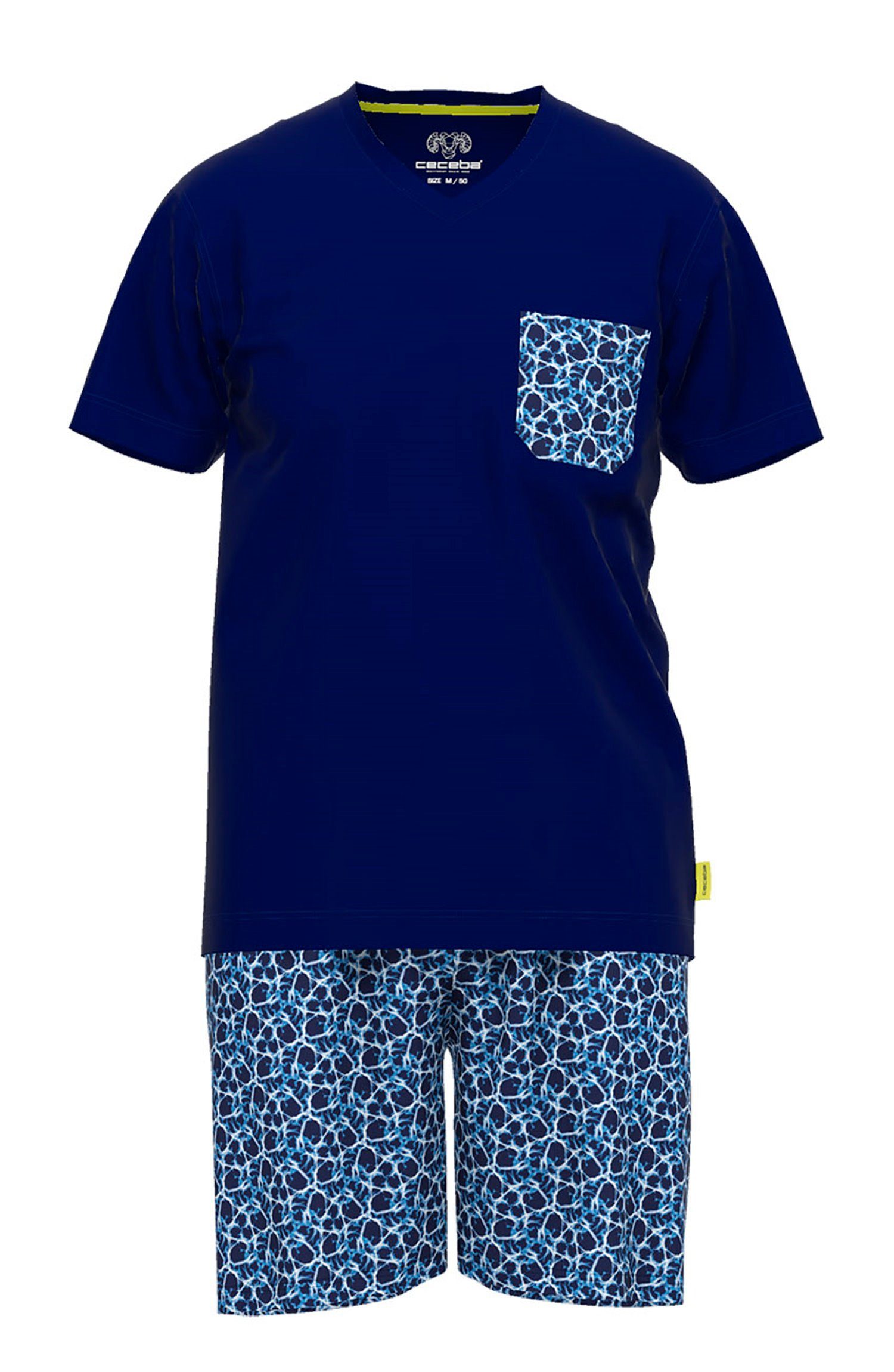 CECEBA Pyjama »Herren Schlafanzug kurz« (2 tlg) Baumwolle online kaufen |  OTTO