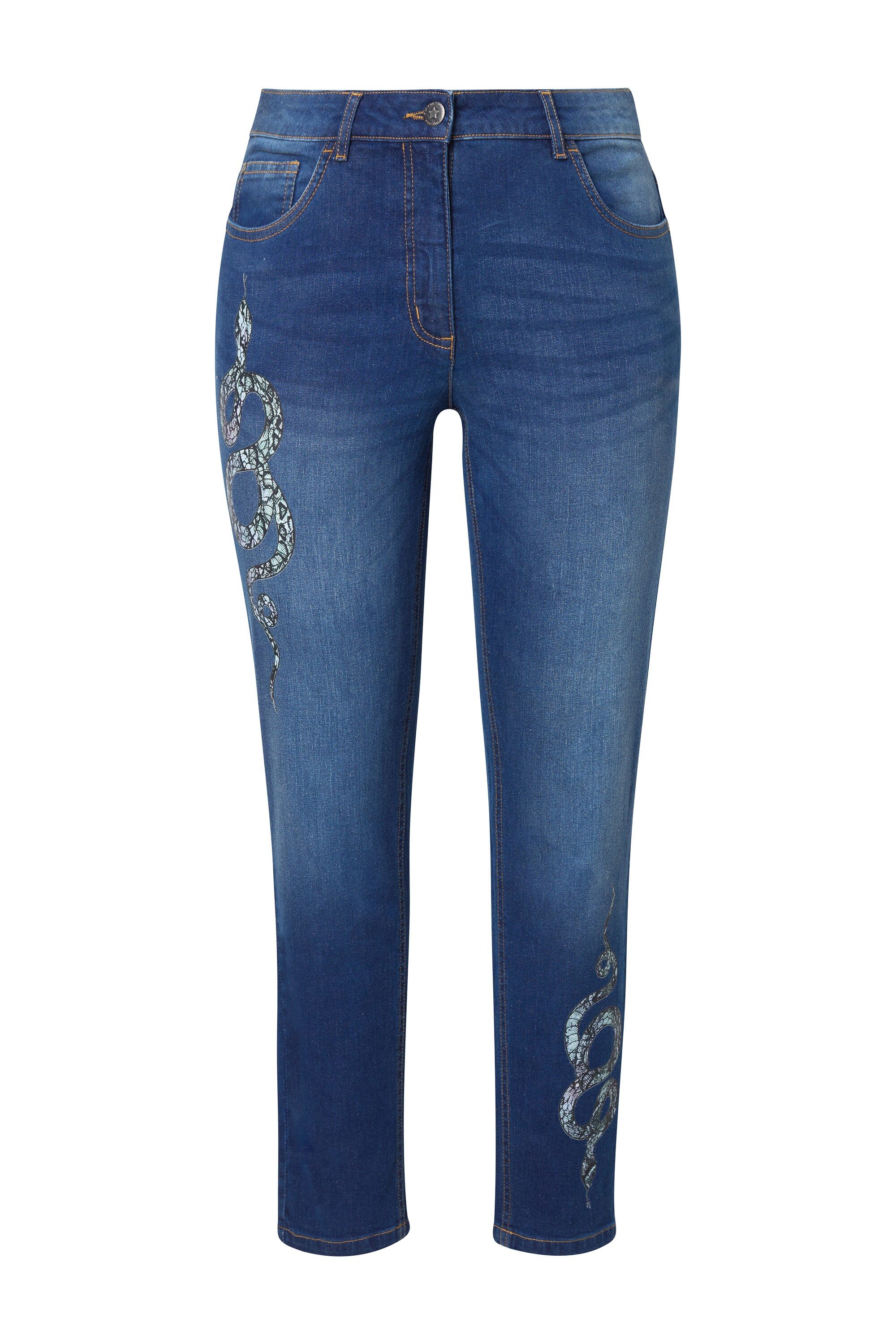Angel of Style Röhrenjeans Jeans Schlangenprint 5-Pocket günstig online kaufen