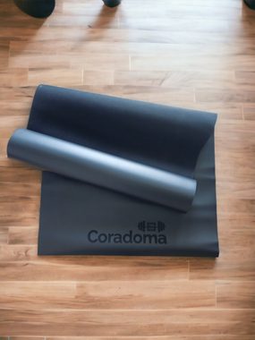 Coradoma Yogamatte extra dick und rutschfest, Fitnessmatte, Yoga Matte 183x68x0,5cm, aus PU Leder – Perfekt als Sportmatte, Gymnastikmatte, Trainingsmatte