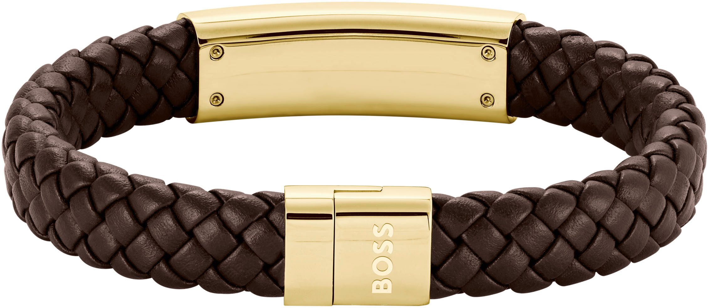 BOSS Lederarmband LANDER, 1580746M braun... BOSS Lederarmband LANDER, 1580746M braun...