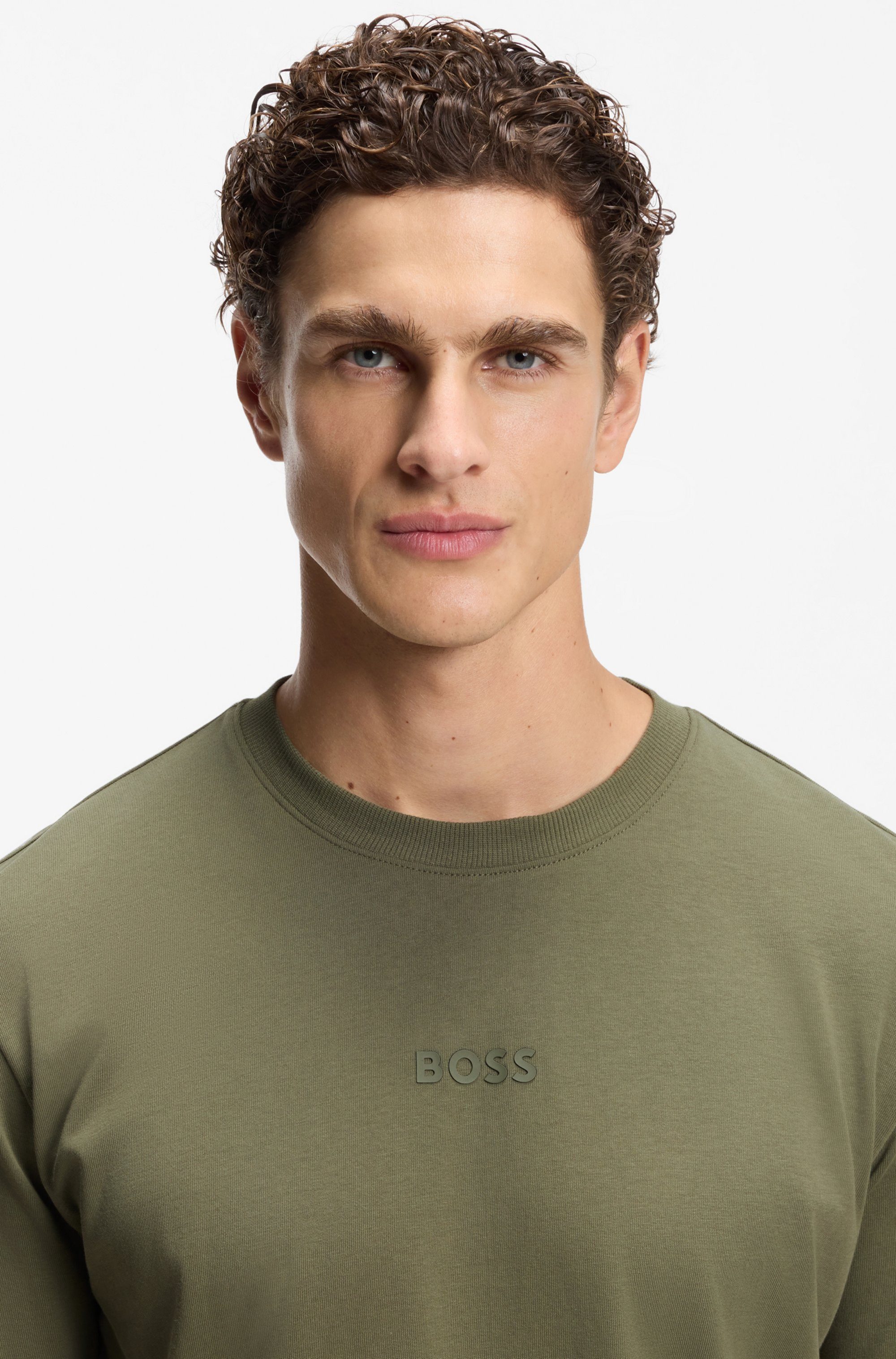 BOSS GREEN T-Shirt Tee 10 Relaxed Fit Rundhalsausschnitt, relaxed Fit, reine Baumwolle