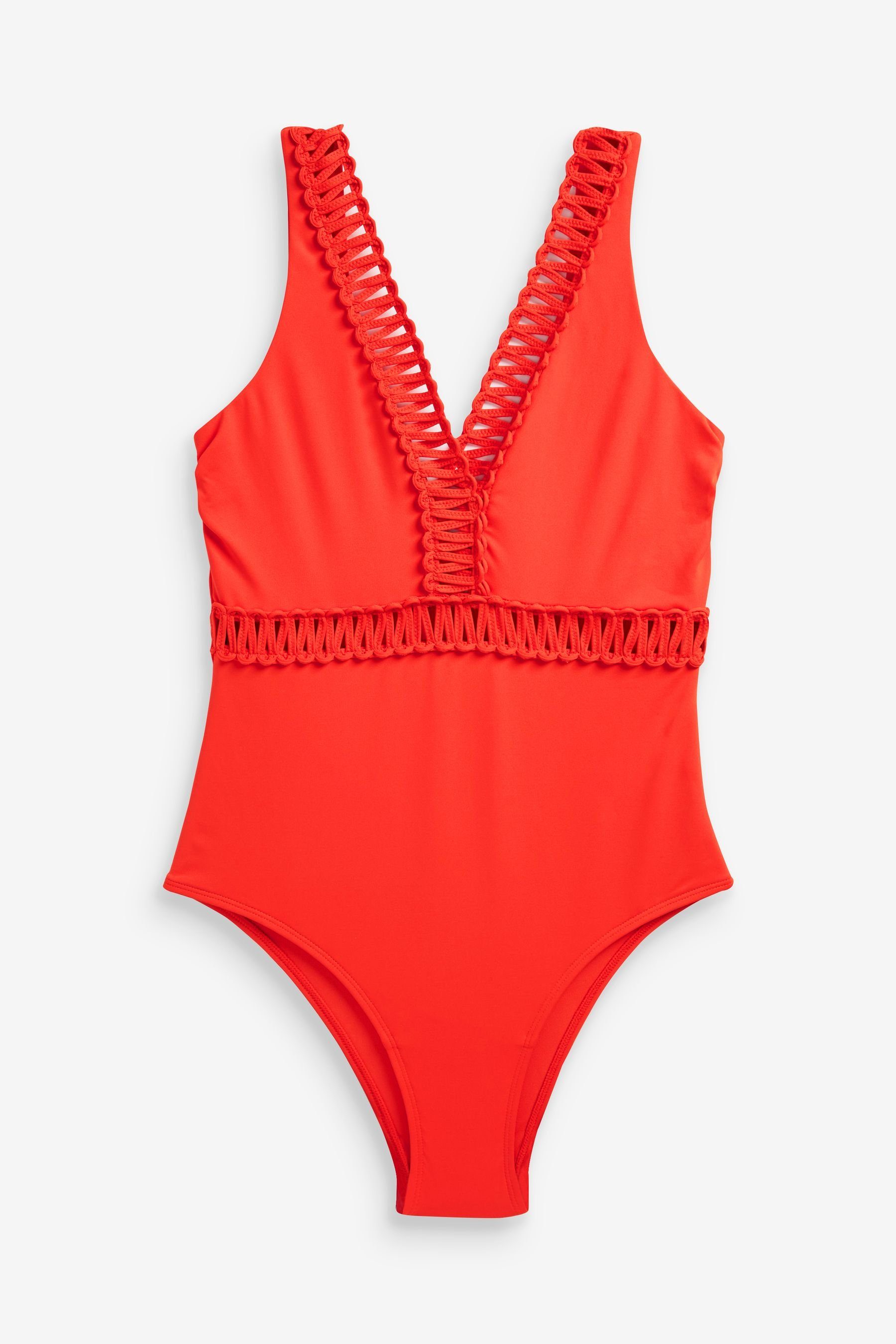 Next Badeanzug Shaping-Badeanzug mit tiefem Ausschnitt (1-St)