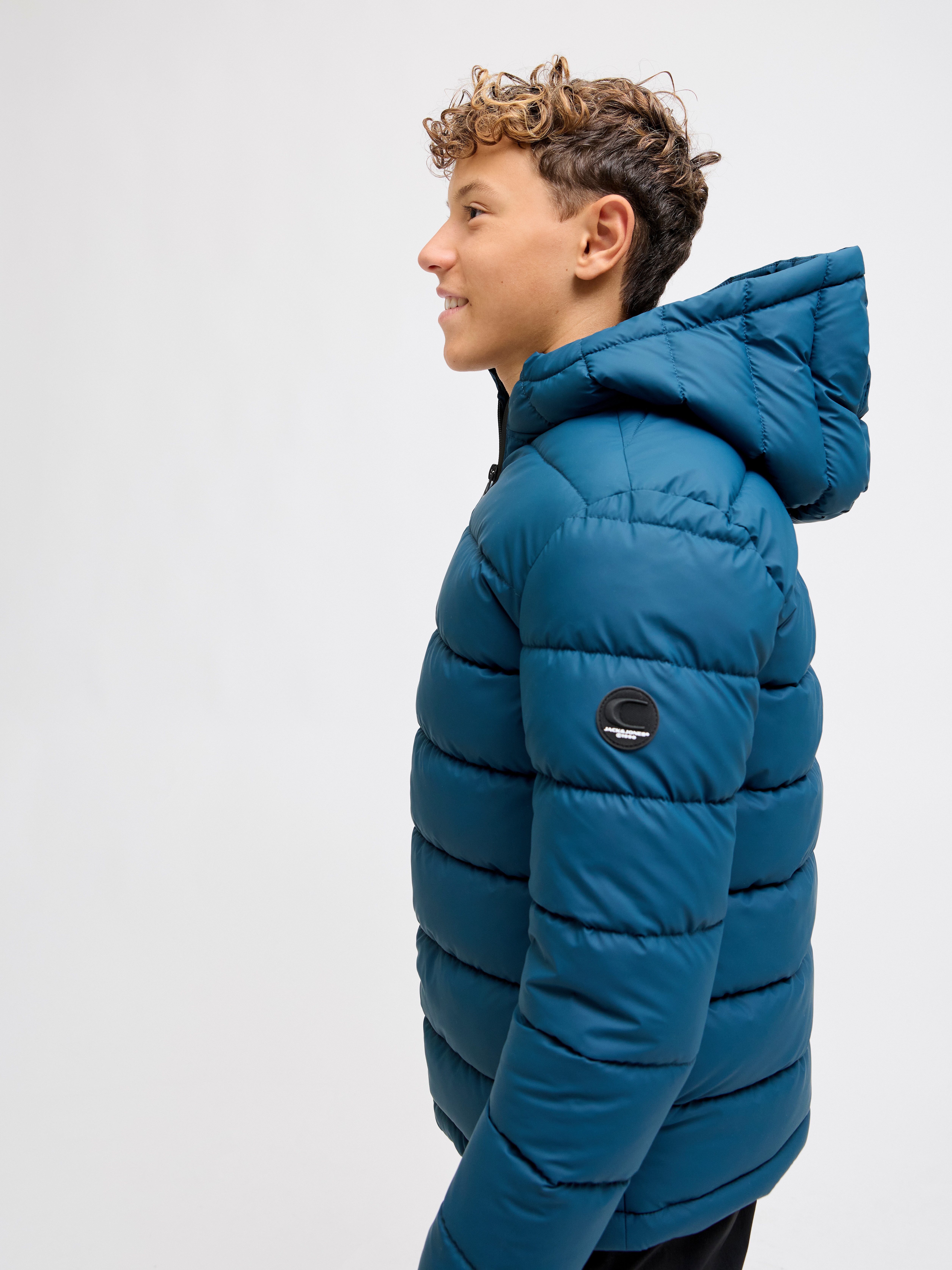 Jack & Jones Junior Steppjacke JCOPOINT PU PUFFER JACKET BF JNR