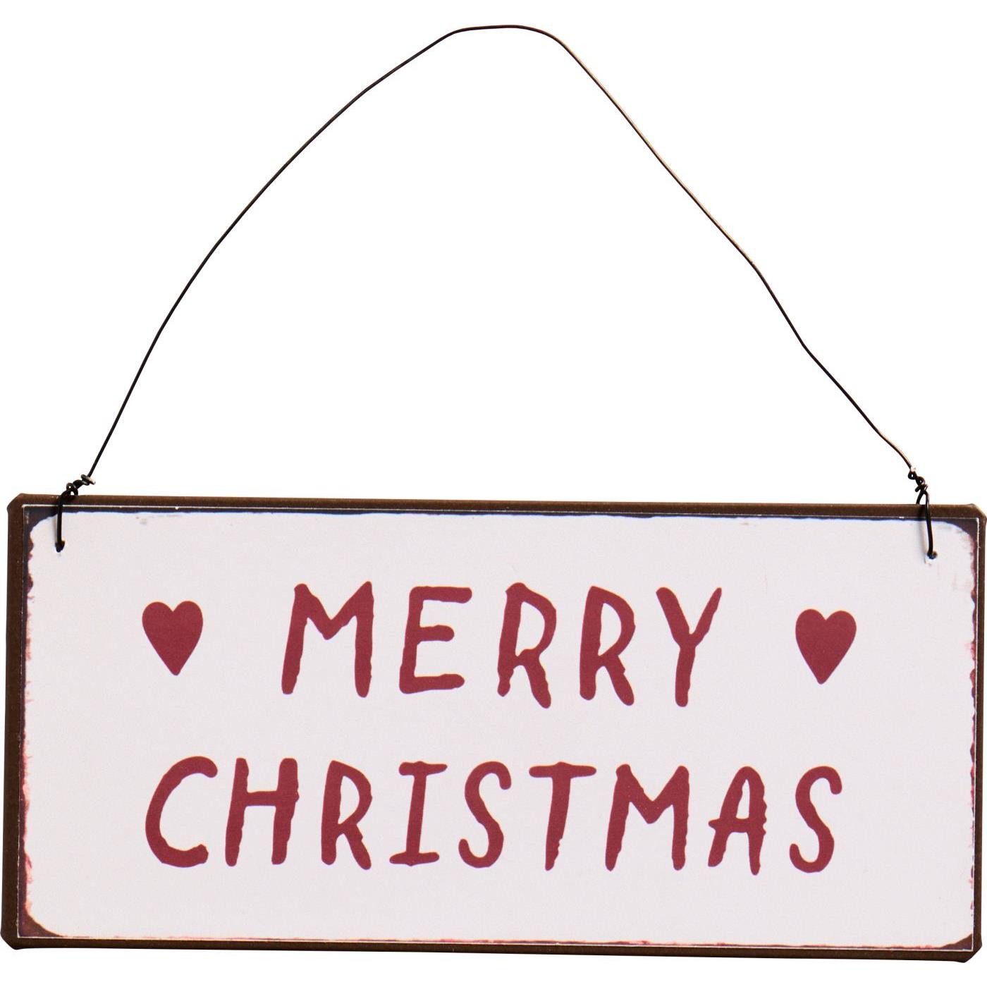 Ib Laursen Metallschild Ib Laursen Metallschild Merry Christmas Hygge