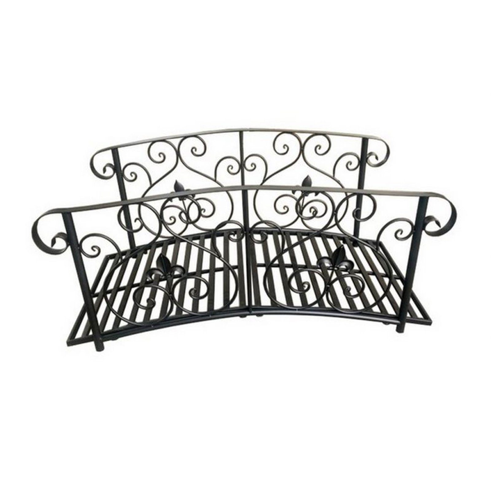 HTI-Living Zierbrücke Brücke Fleur de Lis, (Stück, 1 St., 1 Gartenbrücke), günstig online kaufen
