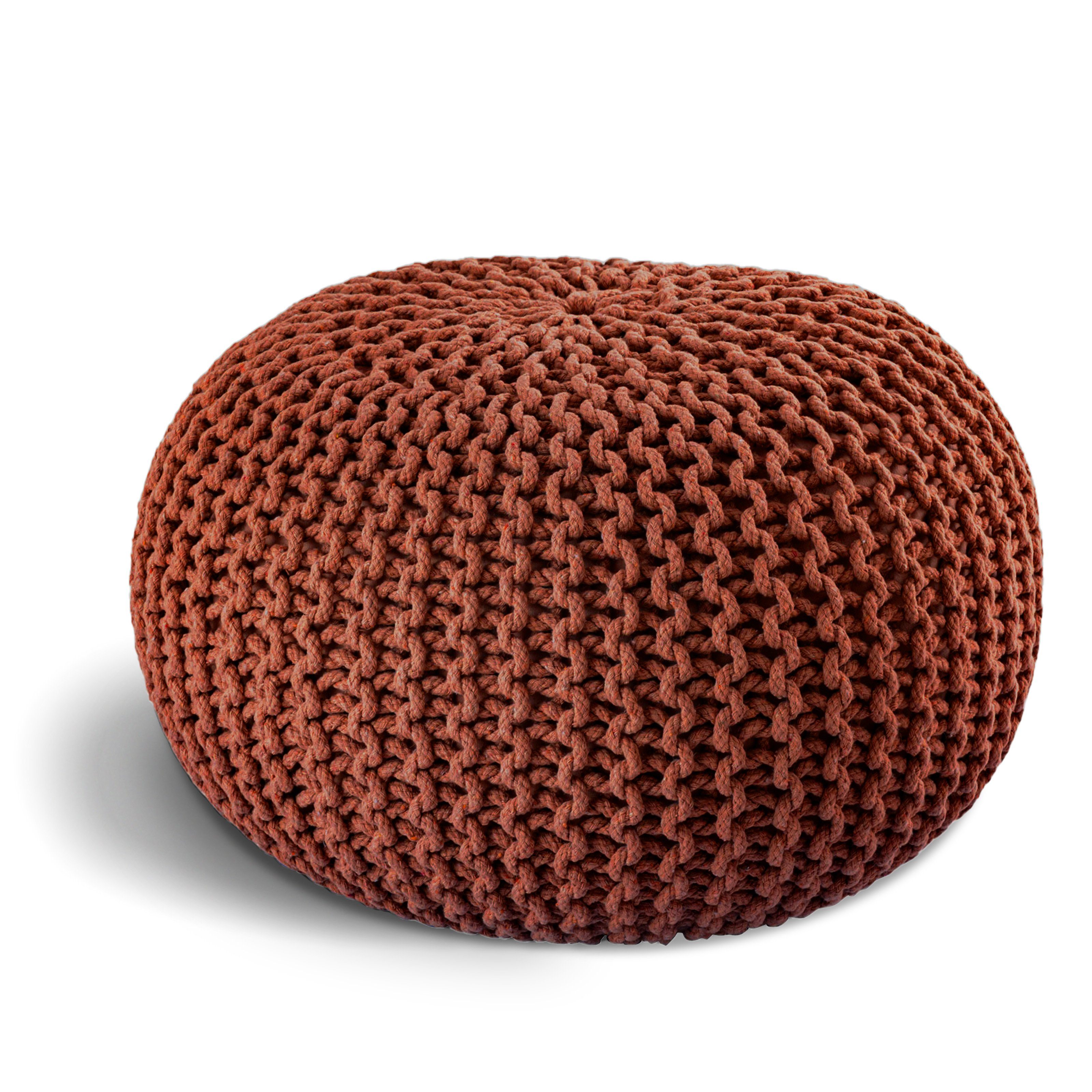 ELYFLAIR Pouf ELYFLAIR® Handgestrickter Pouf aus günstig online kaufen