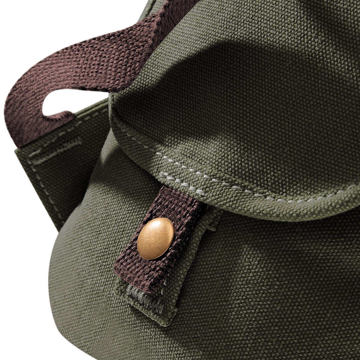 Quadra Cityrucksack Vintage Canvas Rucksack für Damen u. Herren, Gewaschener Canvas