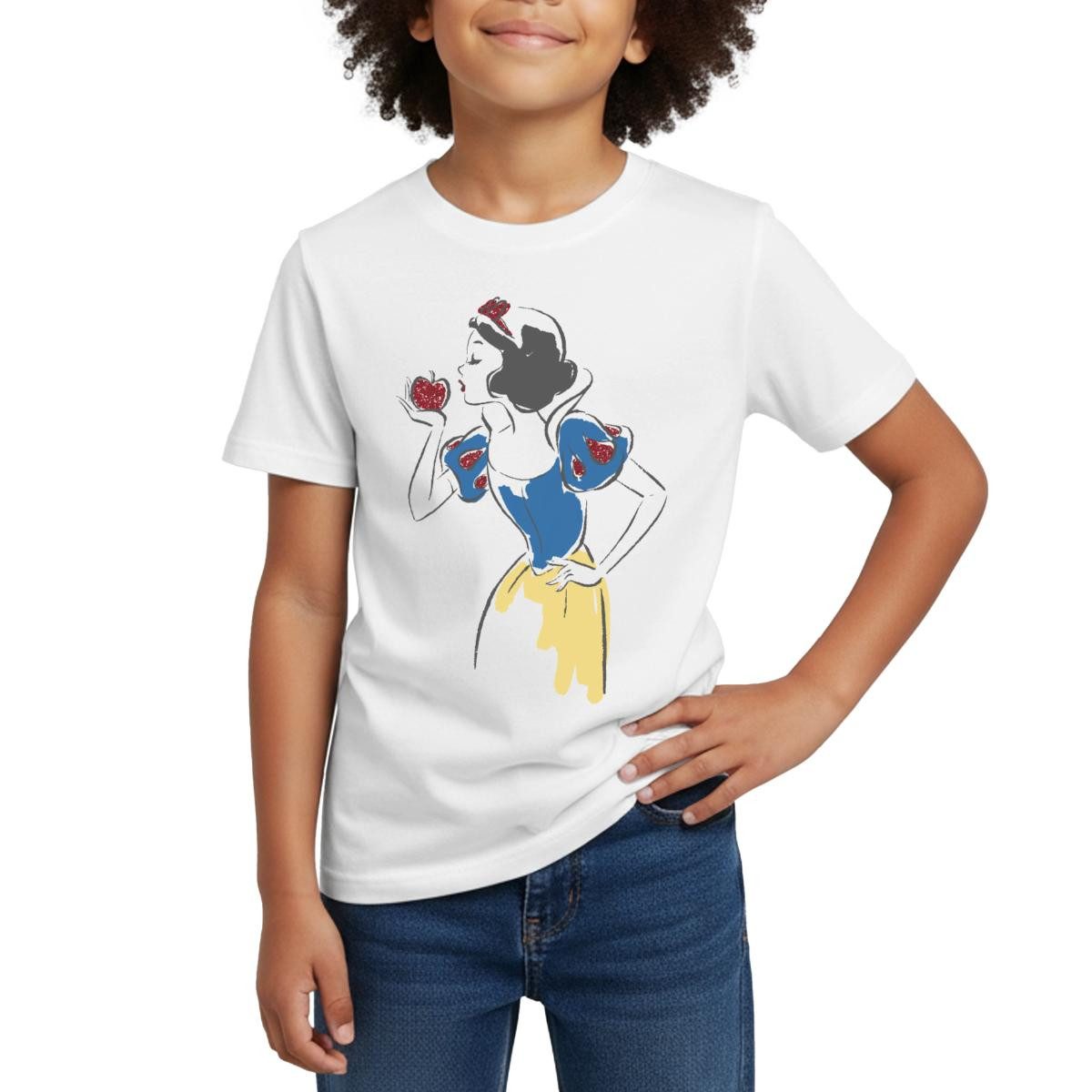 T-Shirt Schneewittchen Vintage Kinder T-Shirt