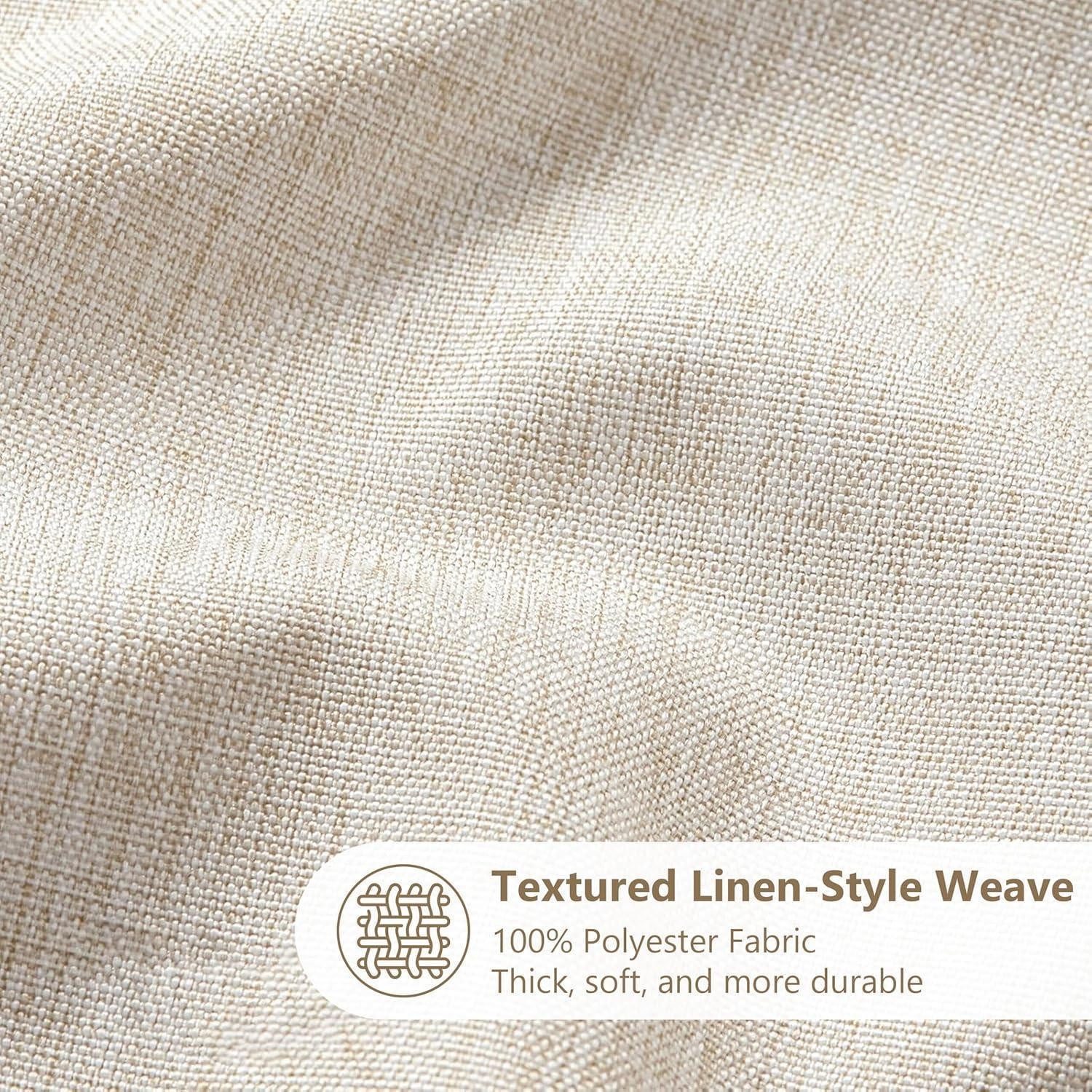 LuxusKollektion Duschvorhang Duschvorhang Leinen mit Metall günstig online kaufen