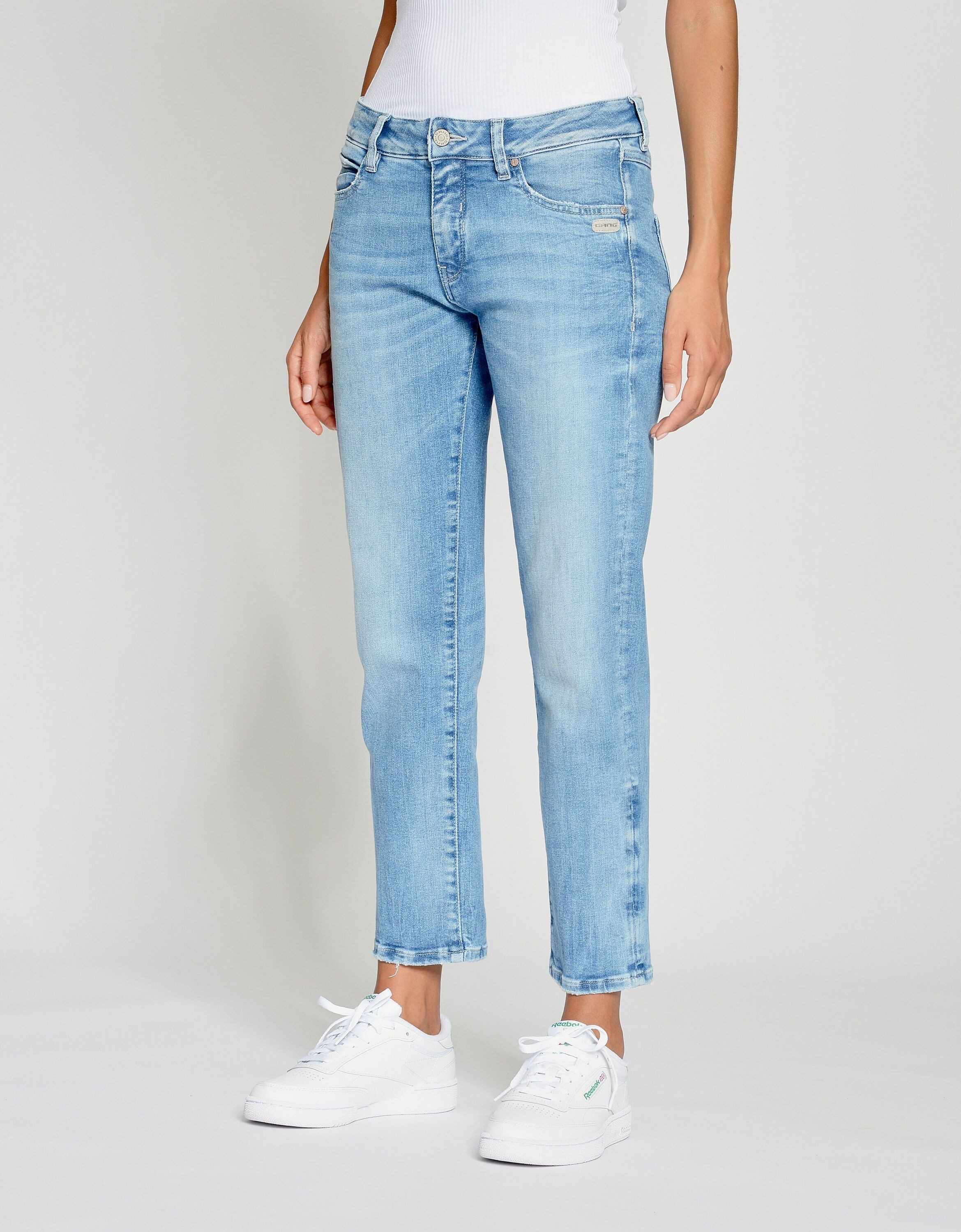 GANG Boyfriend-Jeans 94NADIA cropped im 5-Pocket-Style