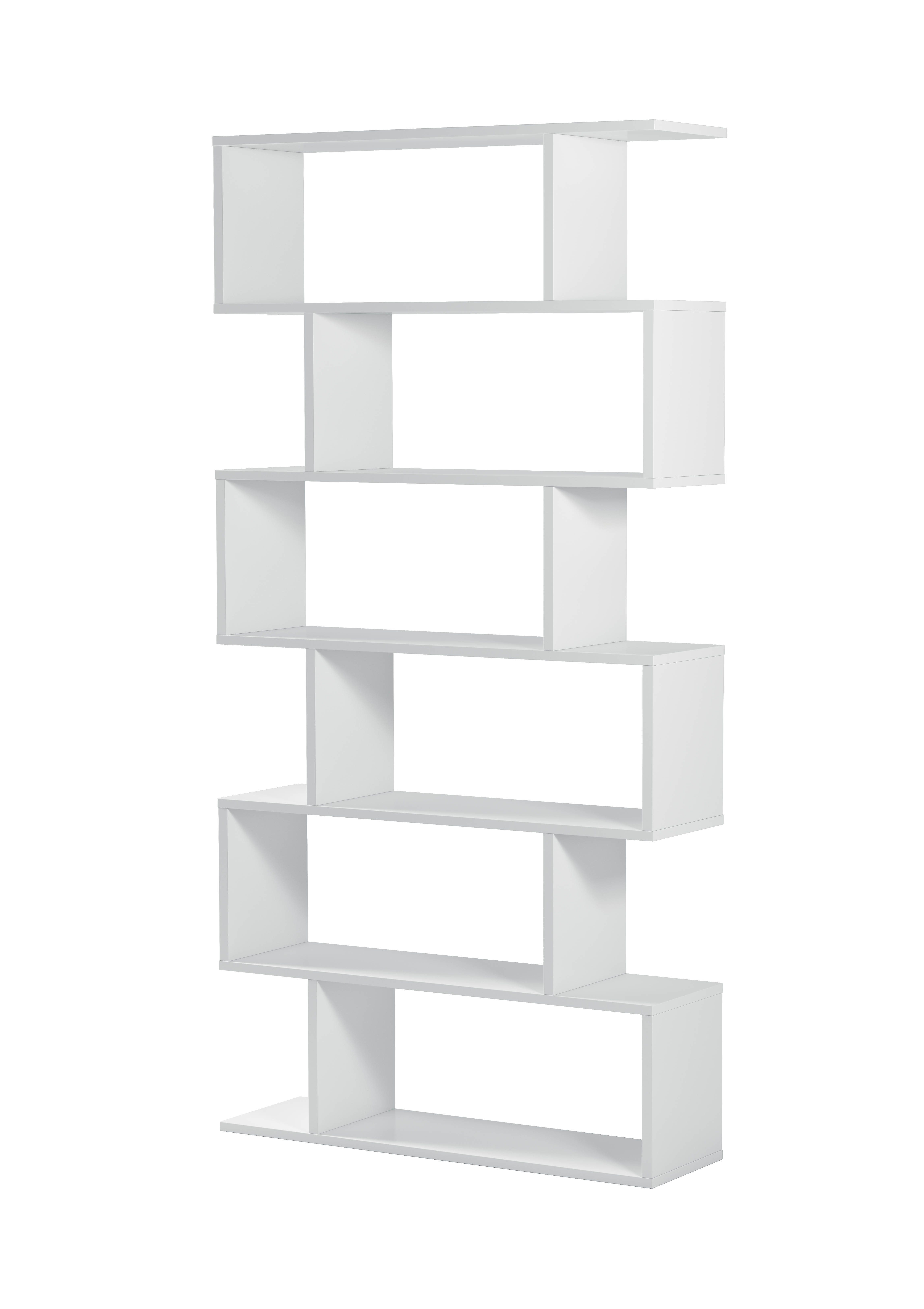 habeig Raumteilerregal Stufenregal Bücherregal Hochregal Raumteiler Wohnzimmer 192x80x24cm, als Raumteiler nutzbar