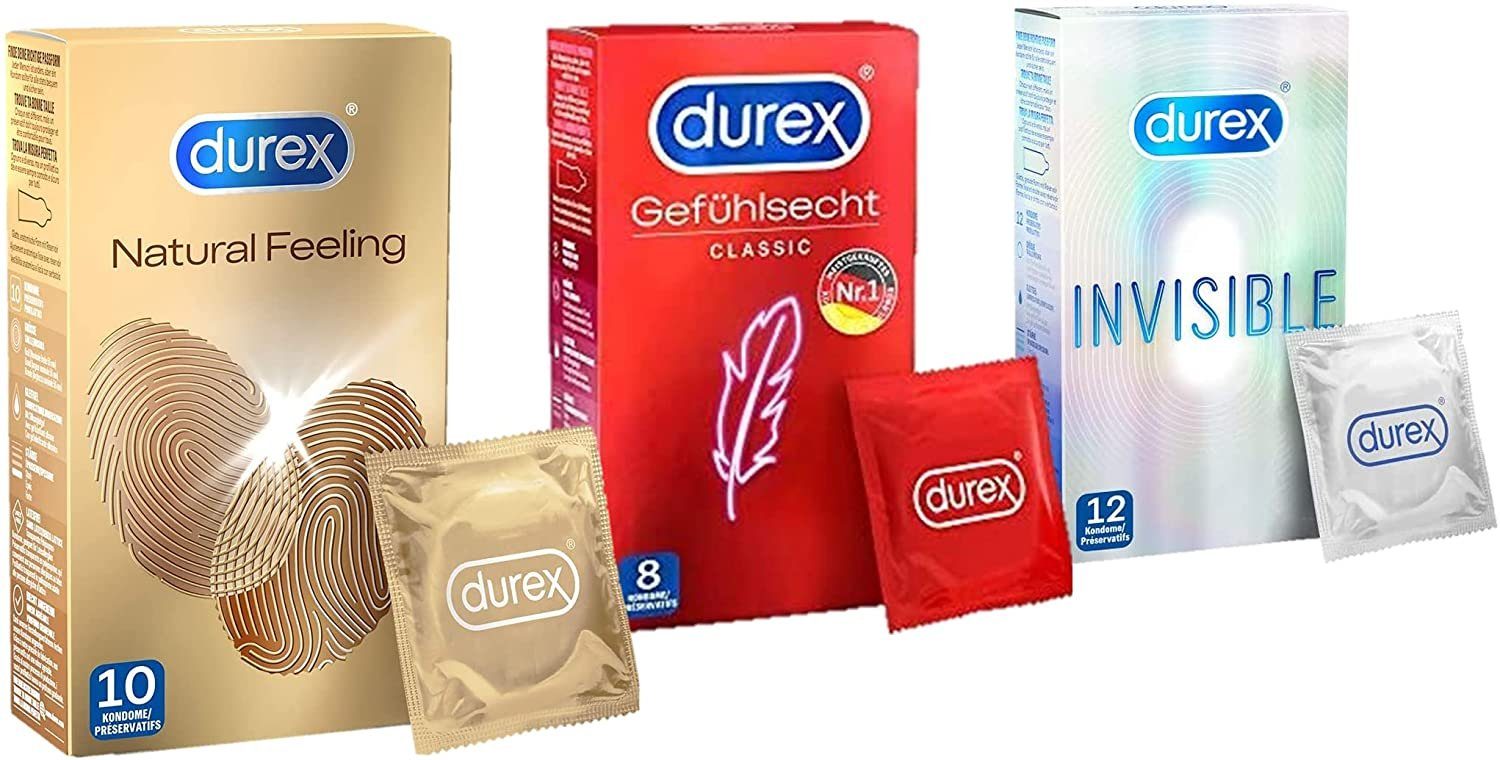 durex Kondome Durex Gefühlsecht Classic, Natural Feeling, Invisible