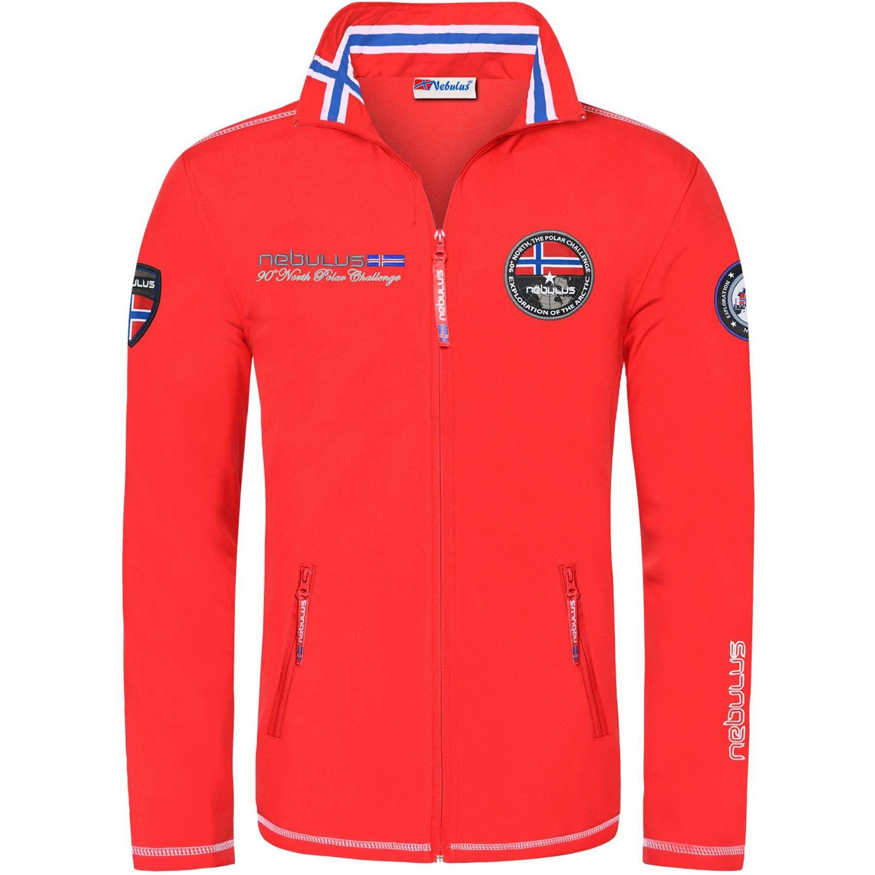 Nebulus Softshelljacke MAESTRO, Q802 - Herren, rot, XL