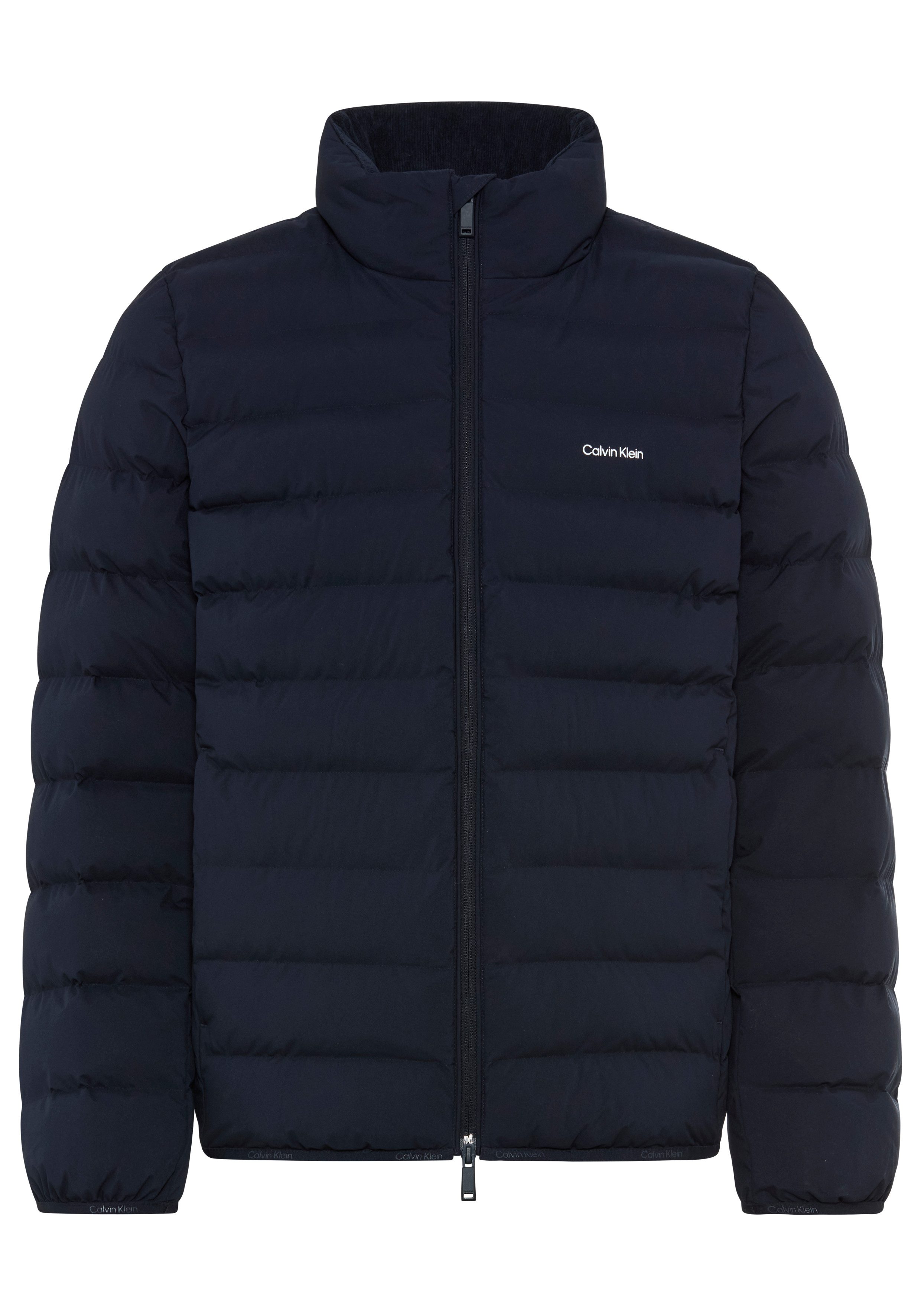 Calvin Klein Steppjacke Stehkragen, 2-Wege-Zipper, Regular Fit