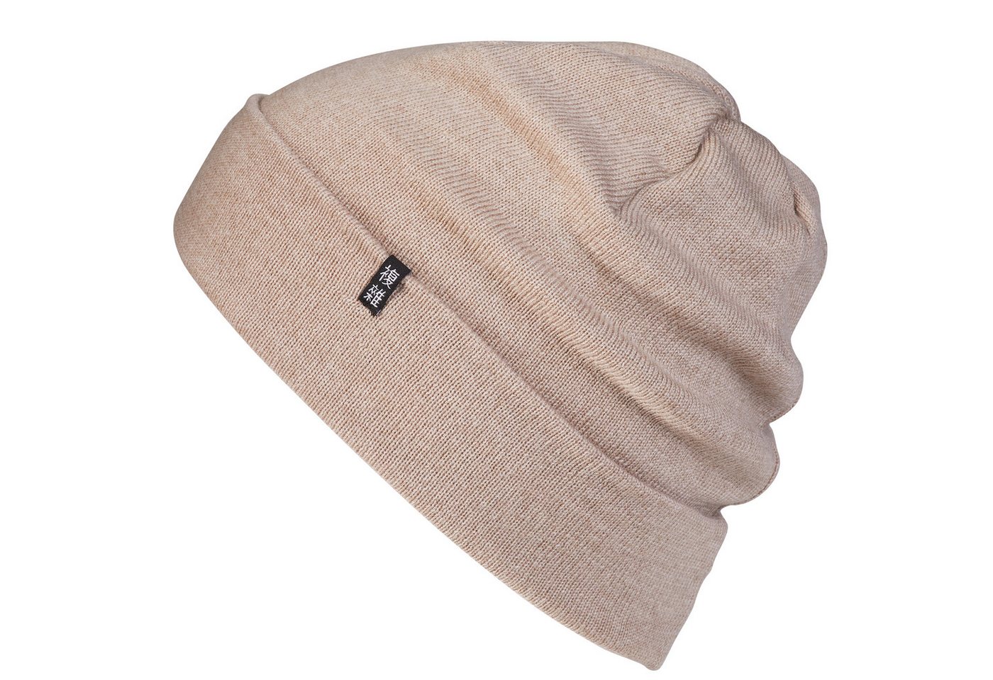Enter the Complex Beanie Mütze, Damen und Herren 100% Merino Wolle, 2-Lagig gestrickt
