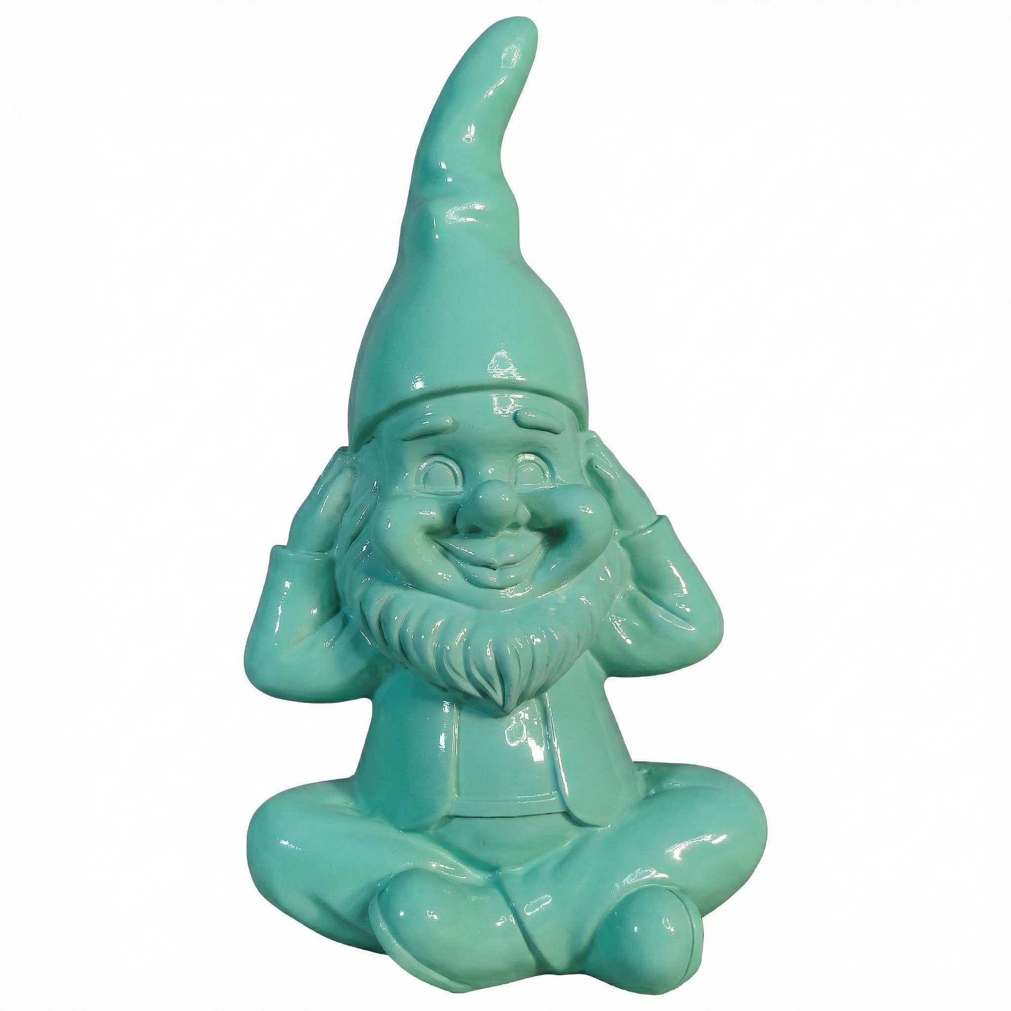 colourliving Gartenzwerg GartenPoser EarPoser« (Nichts hören), in 2 Größen & 6 Farben, (1 St), Der moderne Gartenzwerg im Pastell-Look