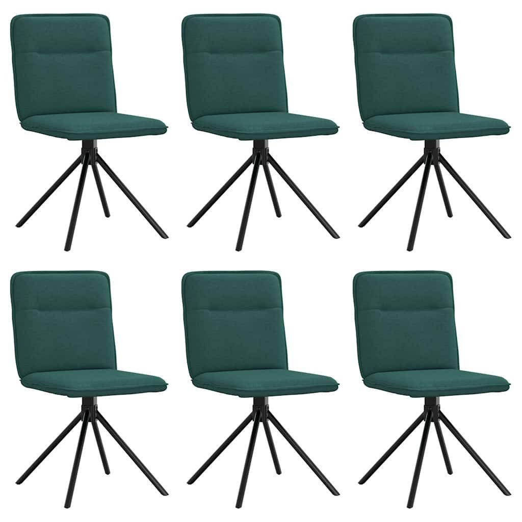 vidaXL Esszimmerstuhl Esszimmerstühle 6 Stk. Dunkelgrün günstig online kaufen
