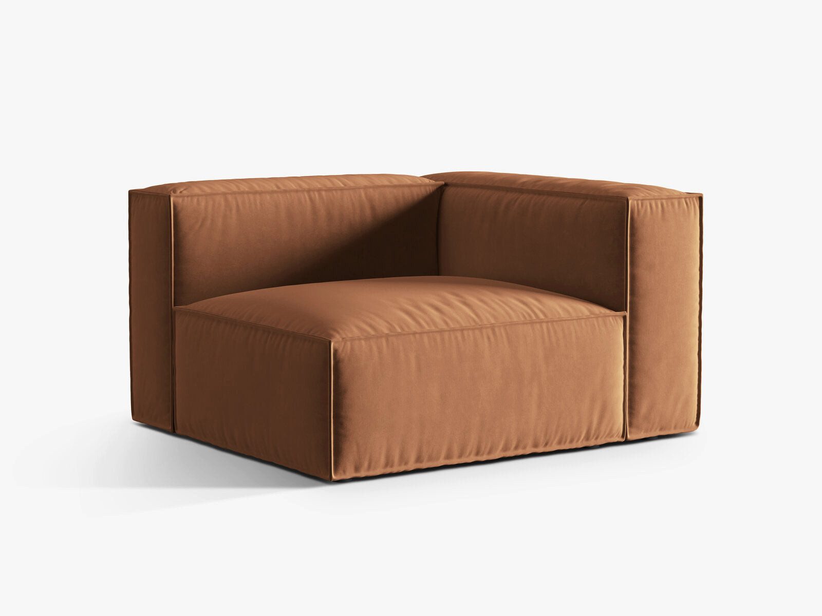 Micadoni Sofa-Eckelement Nuria, Eckmodul groß 1-Sitzer