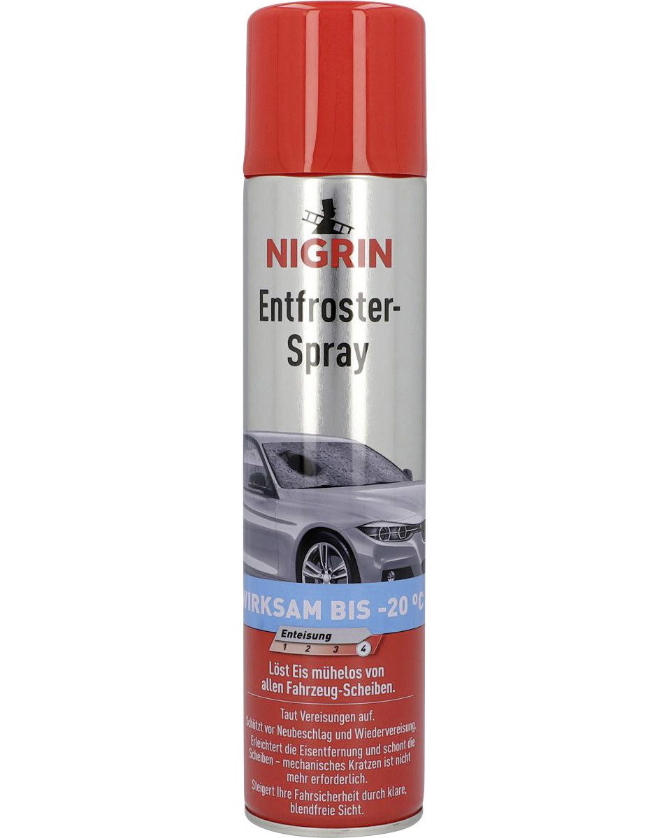 NIGRIN Scheibenfrostschutz Nigrin Scheibenenteiser-Spray bis -20°C 400 ml