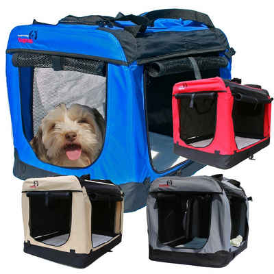 Dogidogs Hunde-Transportbox Faltbare Hundebox - Transportbox für Hunde - Dogi Kennel deLuxe bis 8,00 kg, verschiedene Größen S bis XXXL