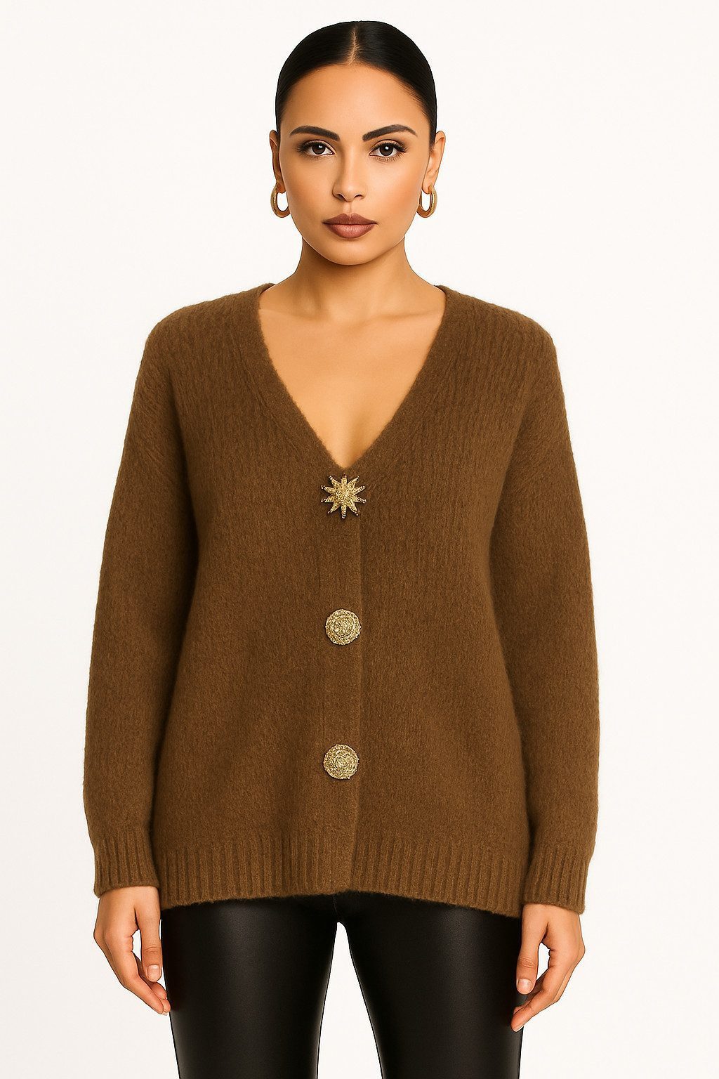 Worldclassca Cardigan WORLDCLASSCA Strickjacke Oversize Cardigan Strickpull günstig online kaufen