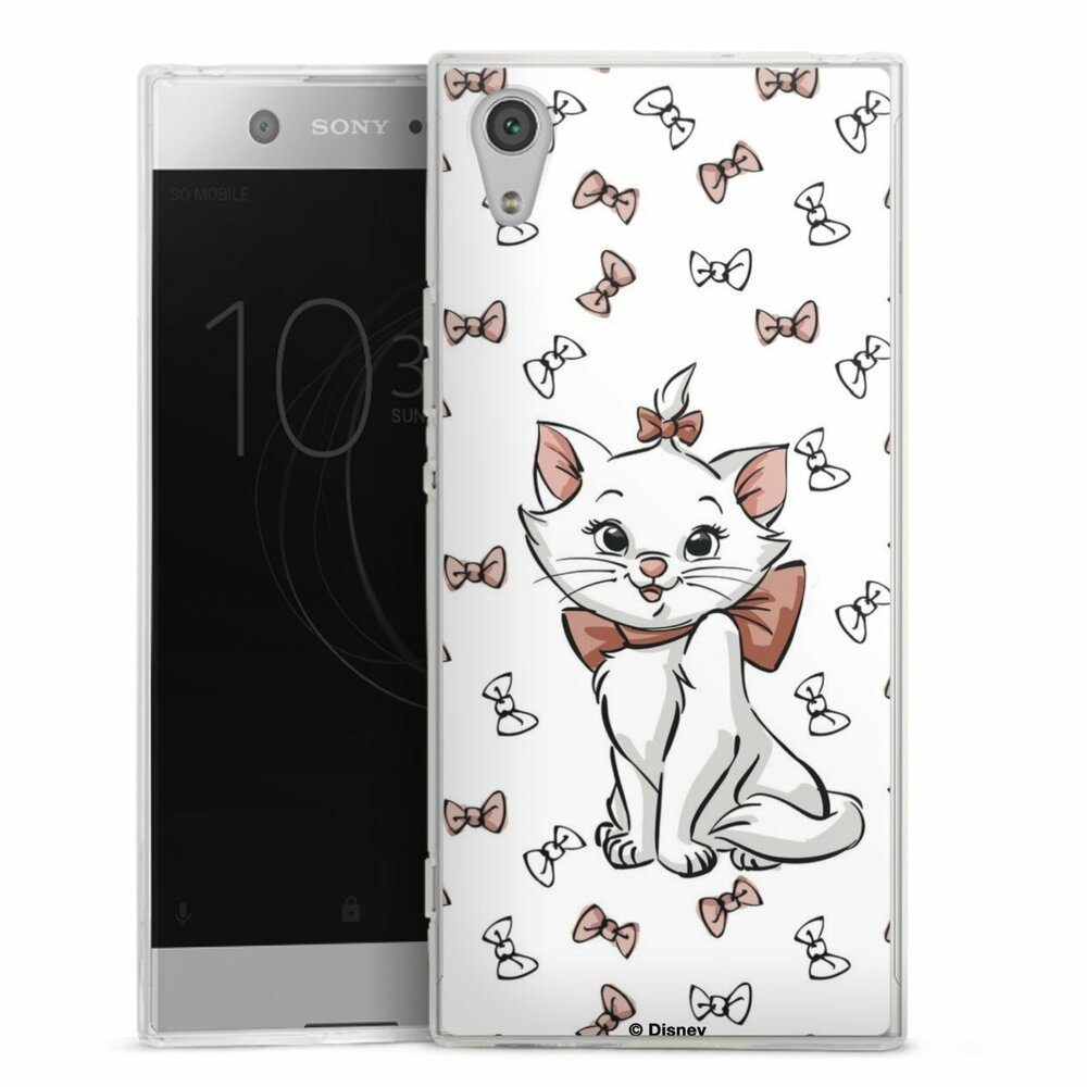 DeinDesign Handyhülle Aristocats Marie Disney Katze Marie Shy, Sony Xperia XA 1 Silikon Hülle Bumper Case Handy Schutzhülle