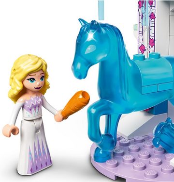 LEGO® Konstruktionsspielsteine Elsa und Nokks Eisstall (43209), LEGO® Disney Princess, (53 St), Made in Europe