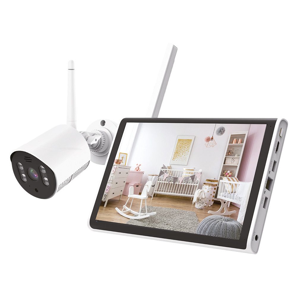 Megasat Überwachungskamera Megasat HS 260 Kameraset 3MP PVR Videoüberwachung Funk Überwachung