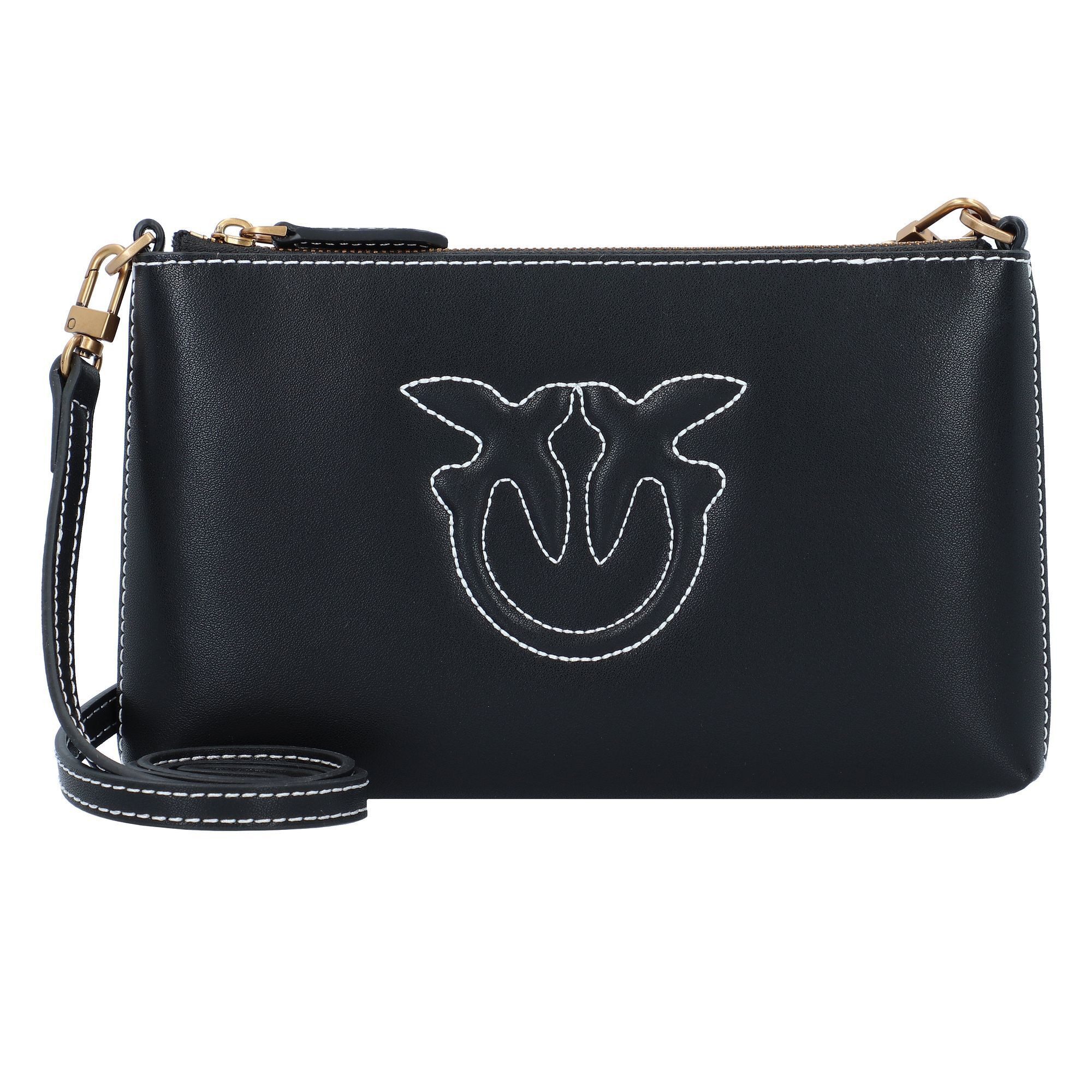 PINKO Umhängetasche Flat Horizontal, Leder