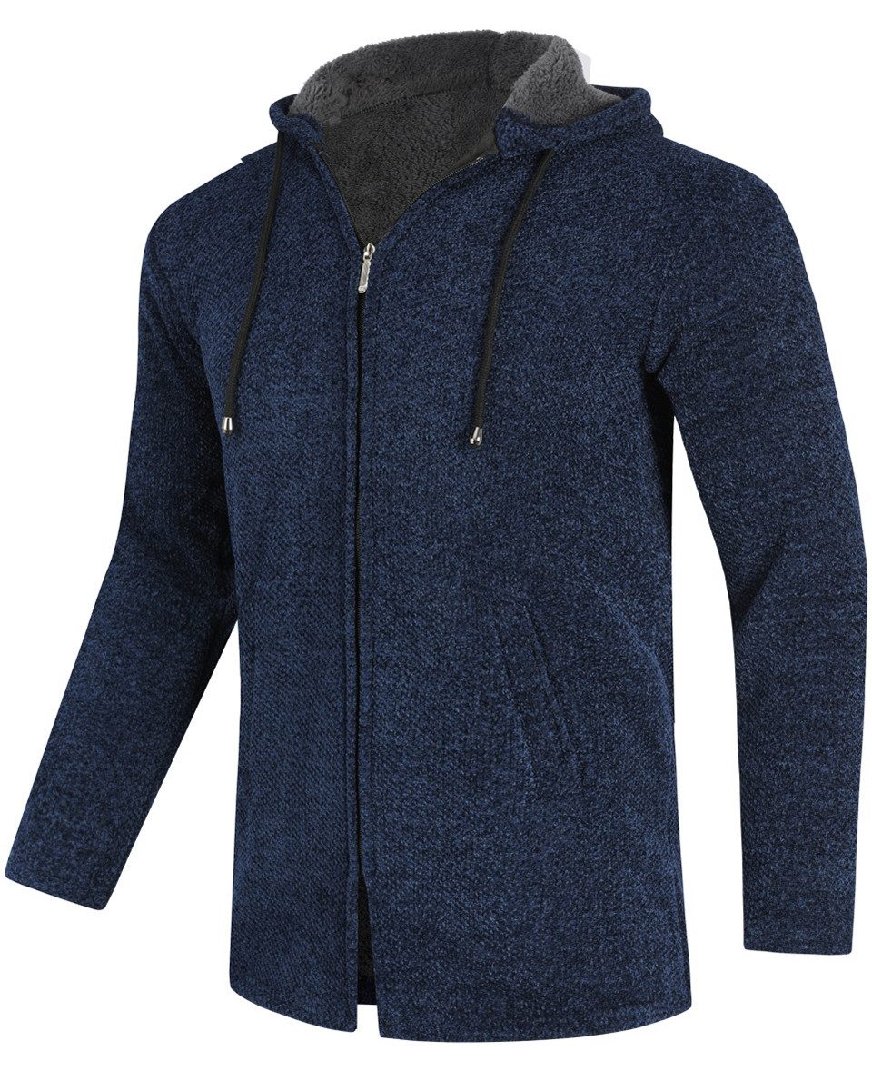 Allthemen Cardigan Herren Strickjacke mit Kapuze günstig online kaufen