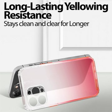 CoolGadget Handyhülle Farbverlauf Twilight Hülle für Apple iPhone 14 Pro Max 6,7 Zoll, Robust Hybrid Cover Kamera Schutz Hülle für iPhone 14 Pro Max Case