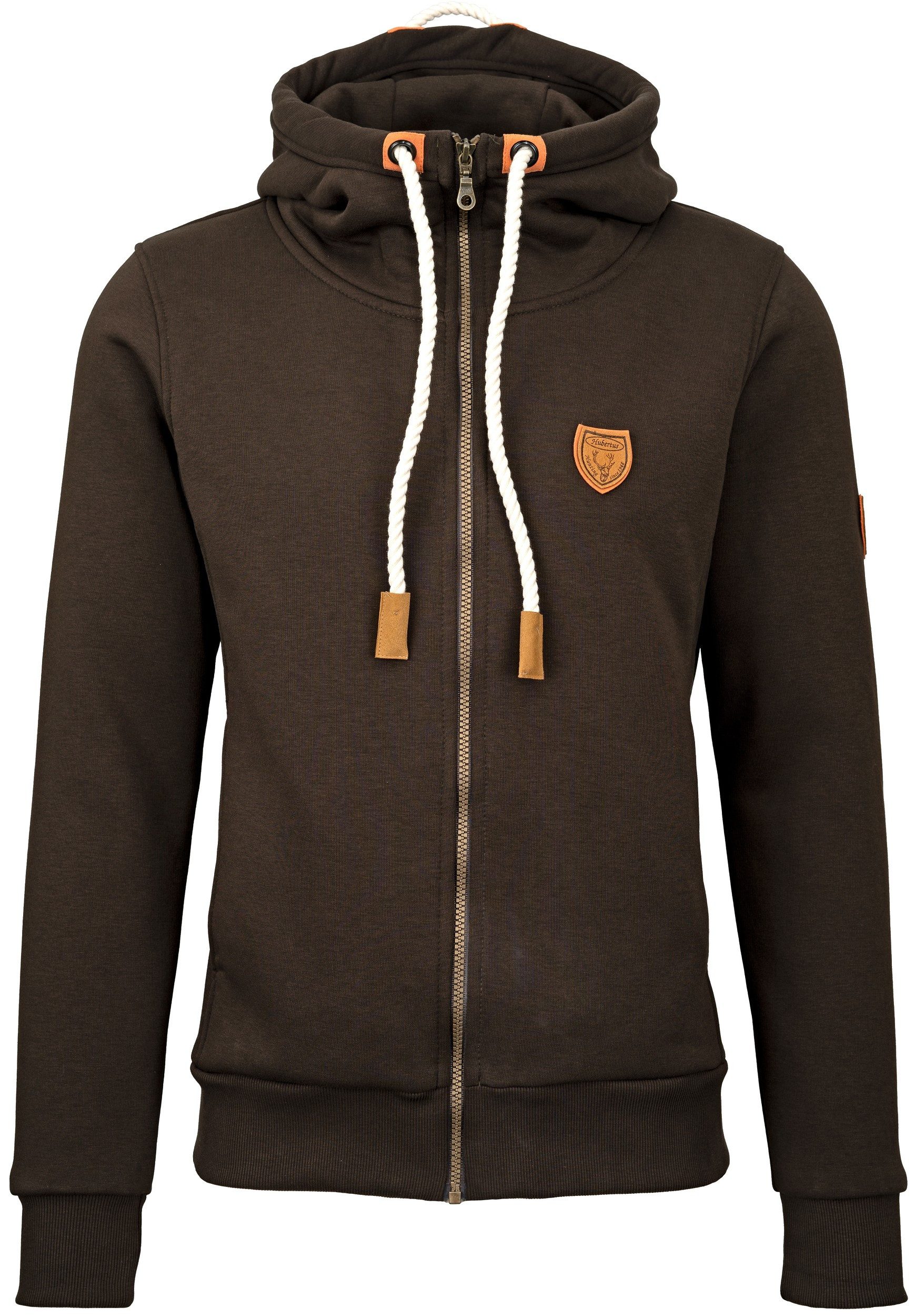 Hubertus® Hunting Kapuzenpullover Hunting-Hoody mit Kordeln Jagdpullover Baumwolle oliv grün Hoodie NEU