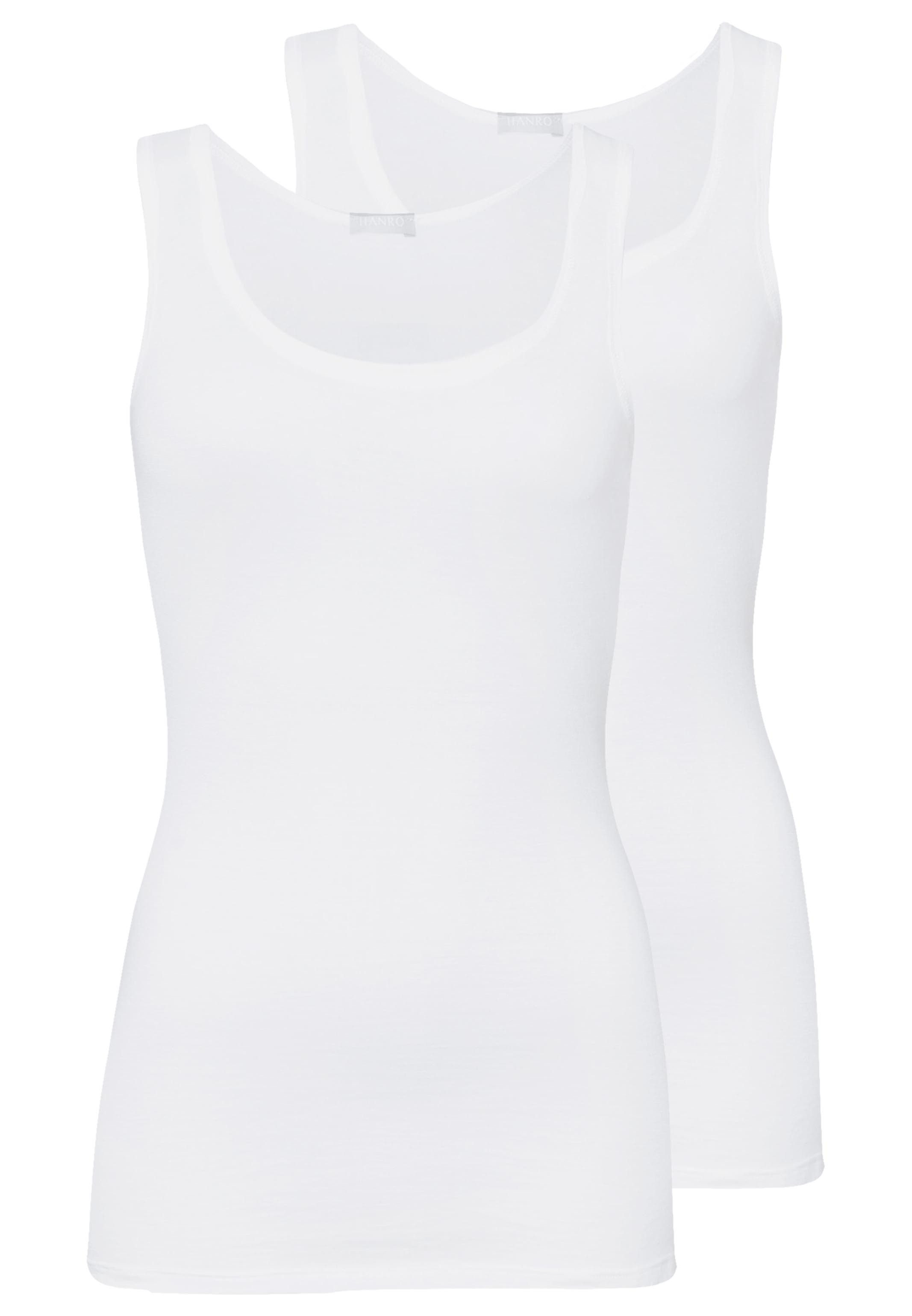 Hanro 2er Pack Ultralight (Spar-Set, 2-St) Unterhemd / Top - Baumwolle - Atmungsaktiv