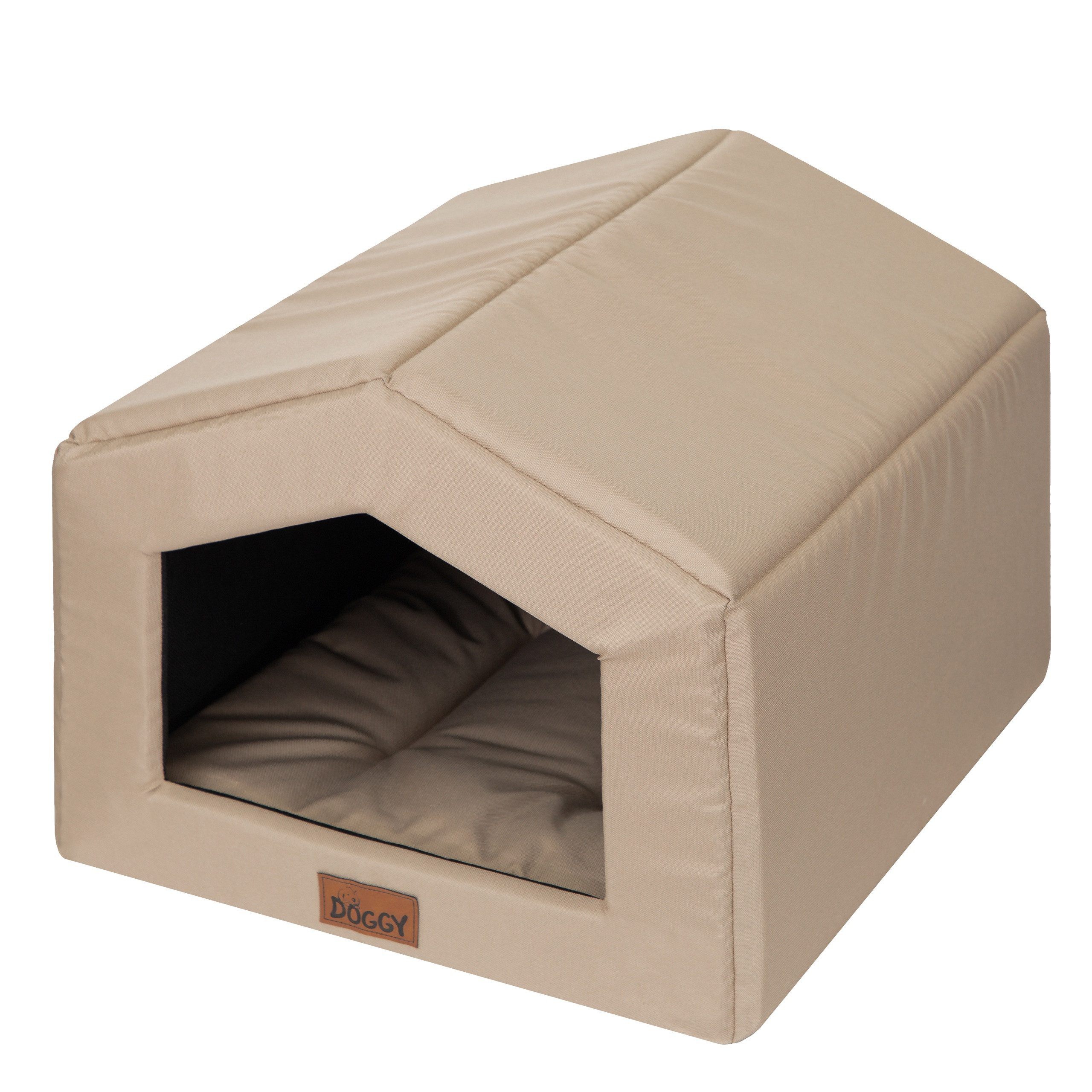 Hobbydog Hundehütte Hundehöhle Tierbett Smart mit weichem Kissen, wasserabweisend, leichte Schaumstoffwände, pflegeleicht, 2 Größen