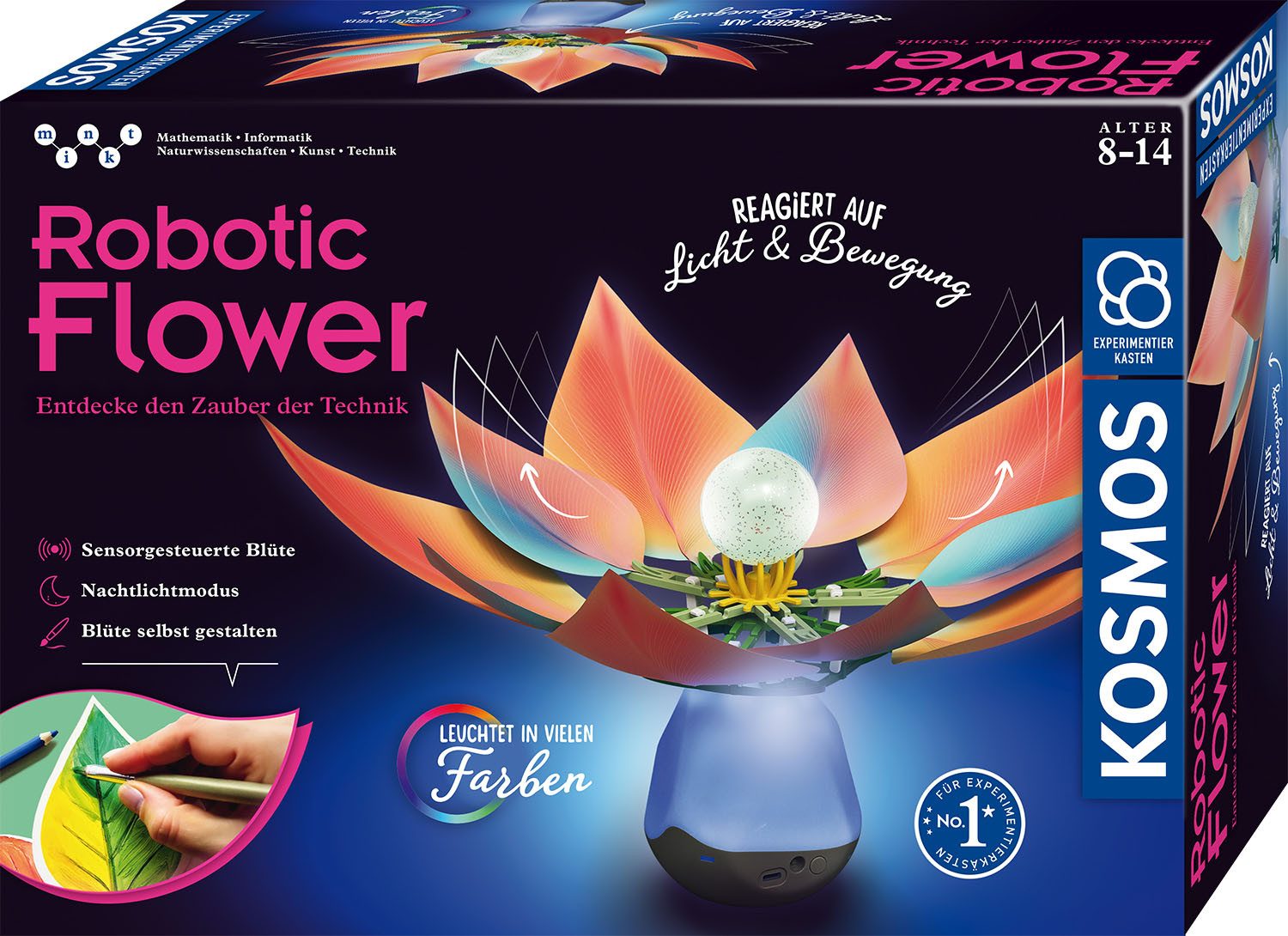 Kosmos Experimentierkasten Robotic Flower, Made in Germany