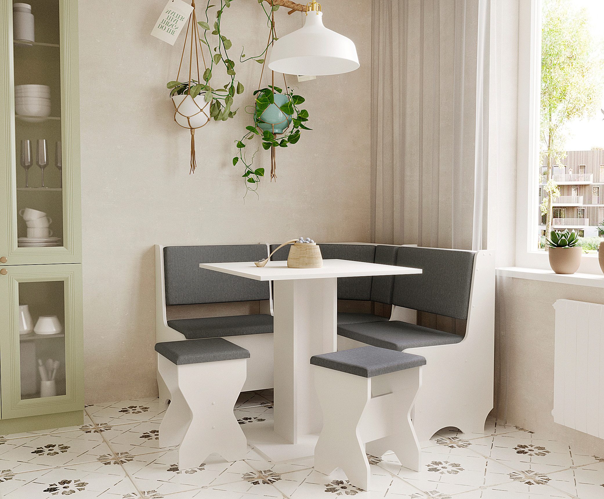 Rodnik Eckbankgruppe Ecuador, (Set, 4-tlg), mit Staufächer, kompakt, klein, günstig online kaufen