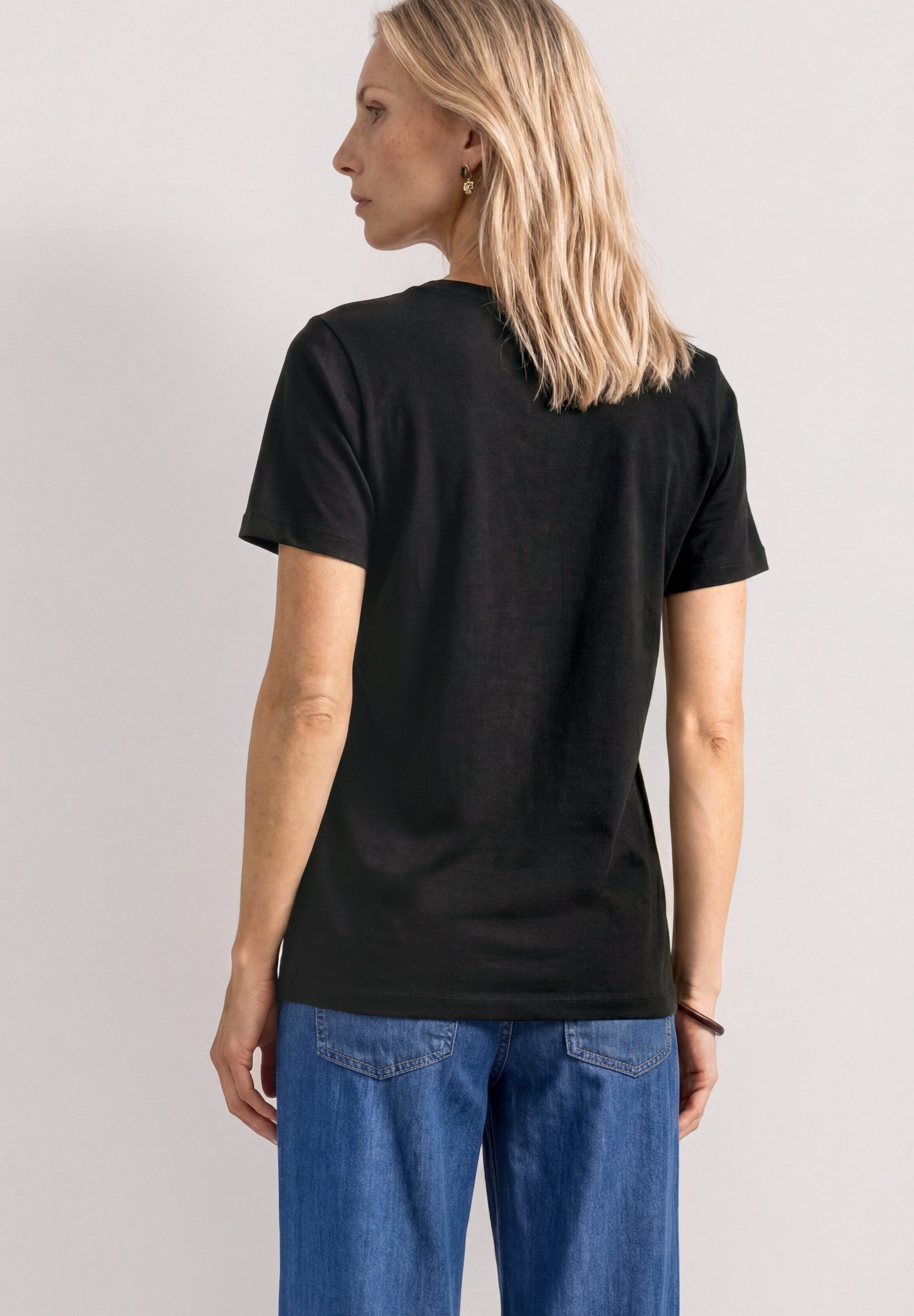 STREET ONE T-Shirt aus reiner Baumwolle