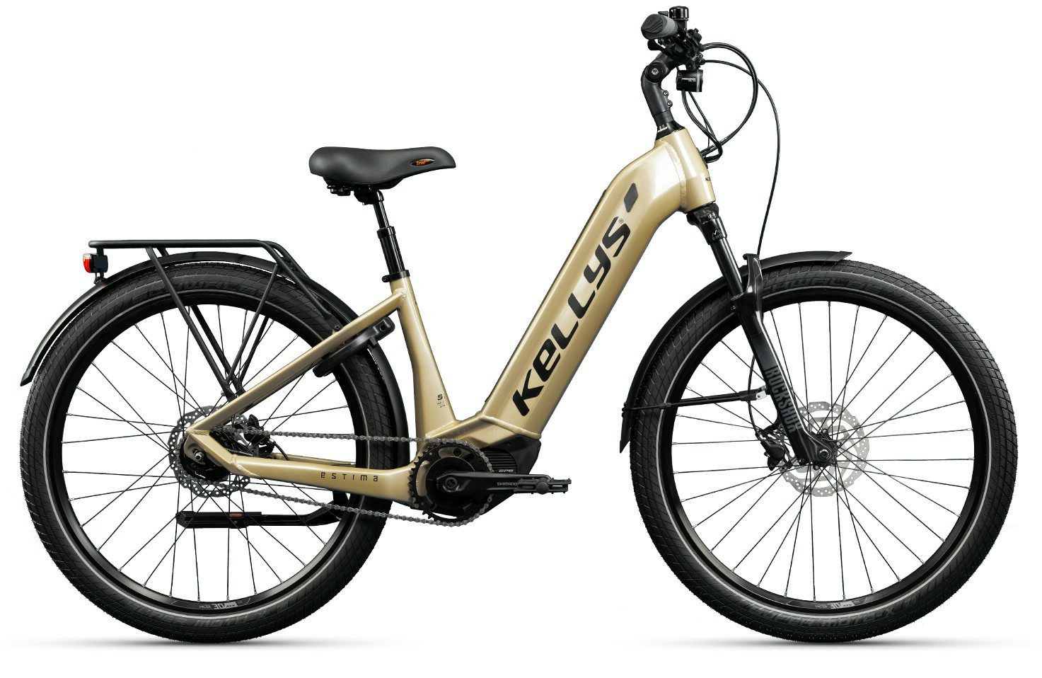 Kellys E-Bike Touren Bike Estima 60 SH Light Grey 27,5" 725 Wh Wave, 5 Gang Shimano Shimano Nexus 5-Gang Schaltwerk