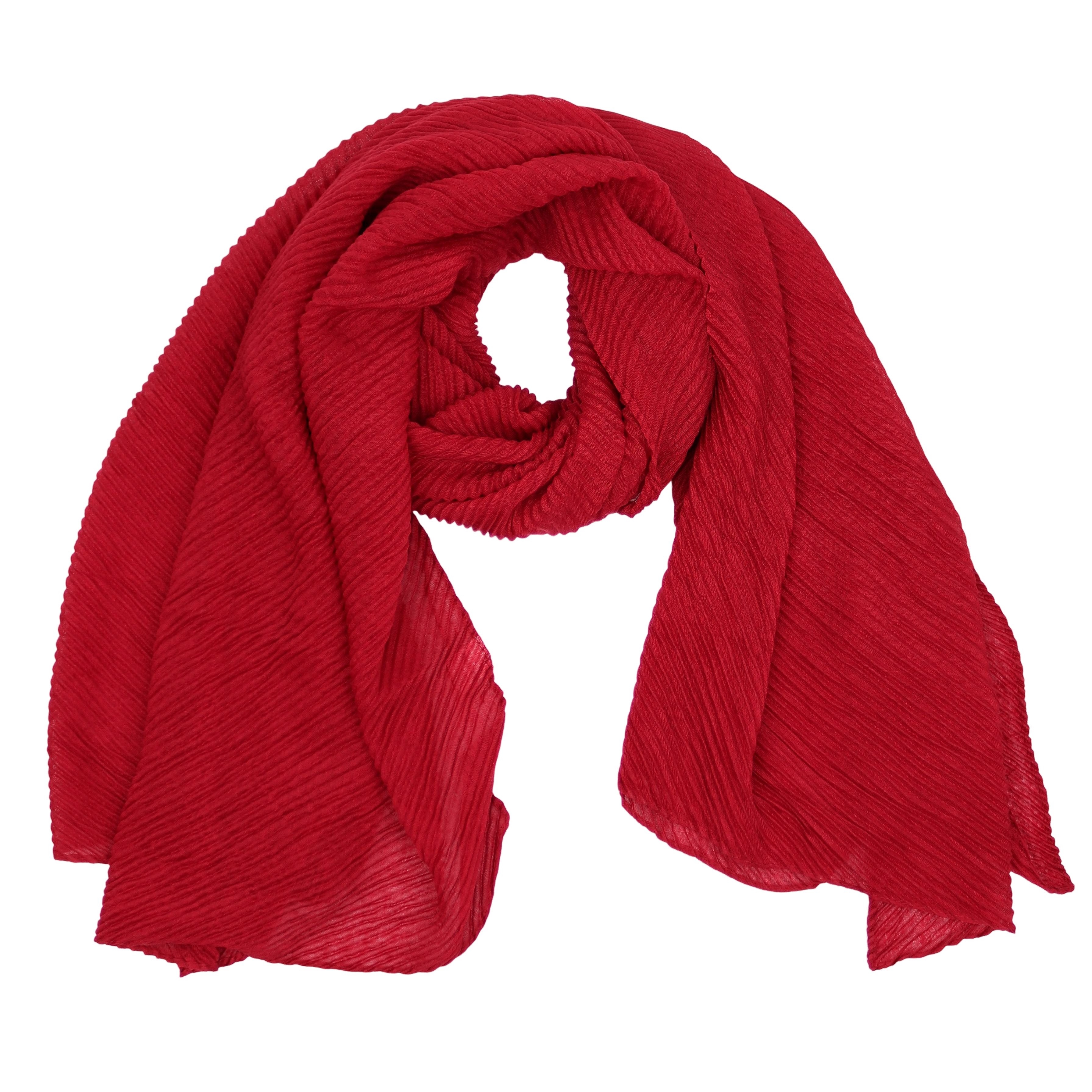 MIRROSI Modeschal Damen Gekreppter Schal Unifarbe günstig online kaufen