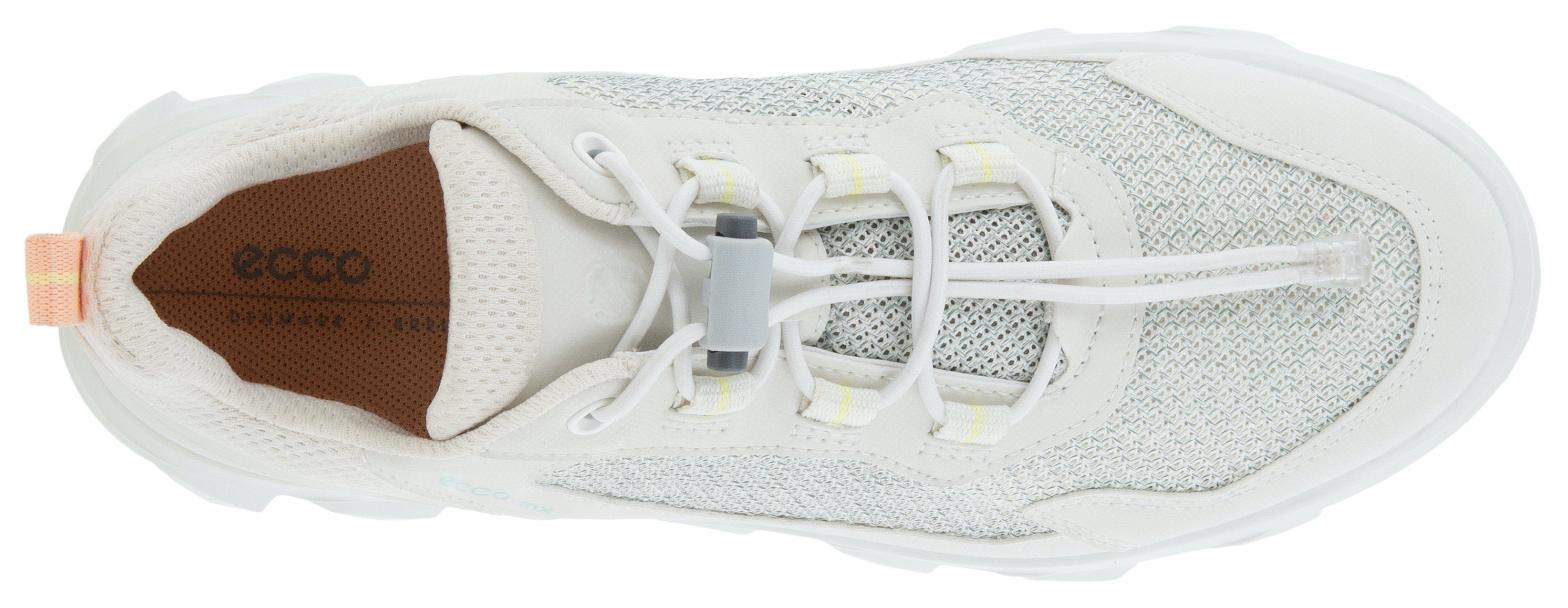 Ecco ECCO MX Sneaker weiß trittdämpfender Fluidform-Ausstattung mit Slip-On W