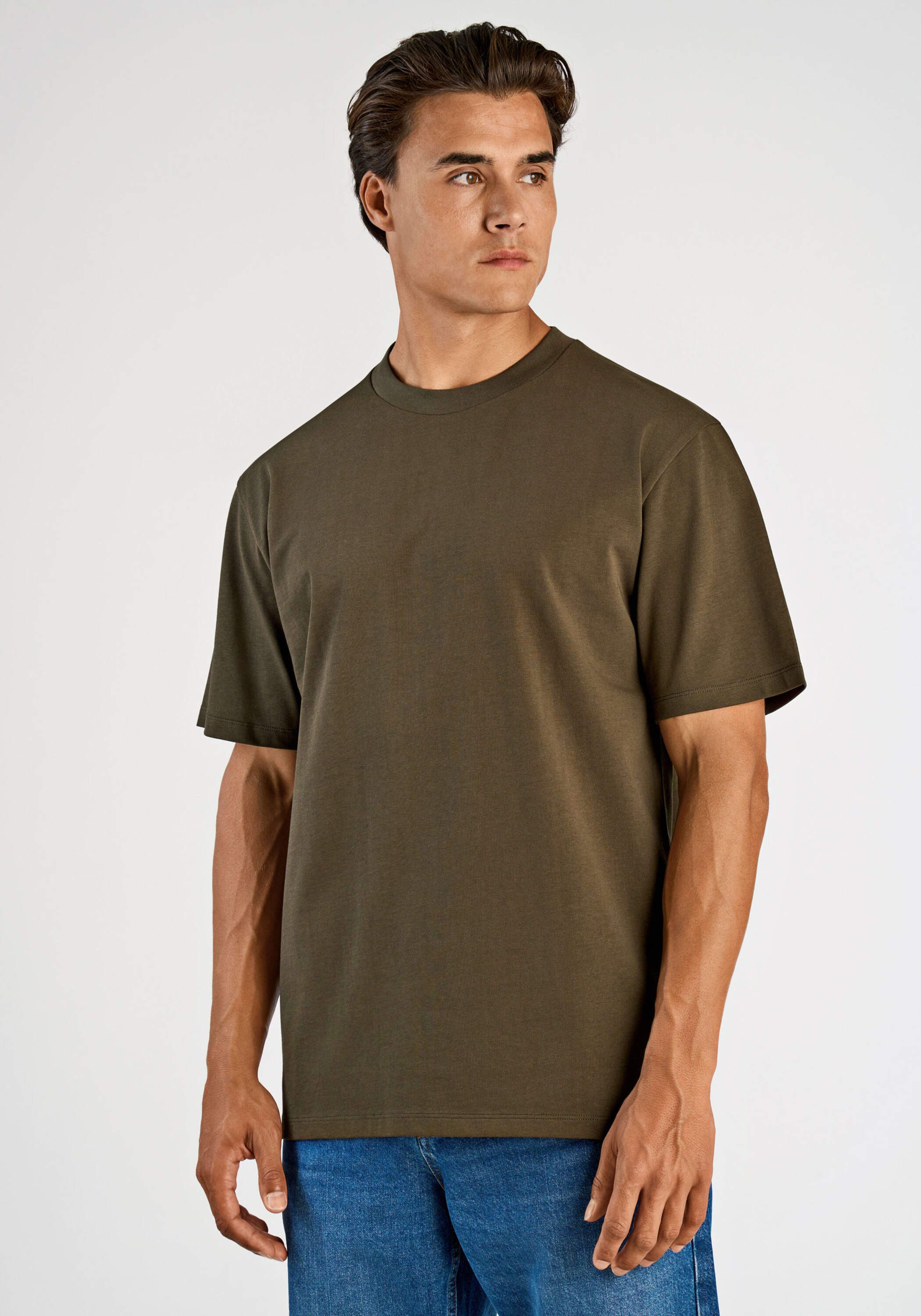LINDBERGH Kurzarmshirt T-Shirt (Kurzarm) Oversize Fit