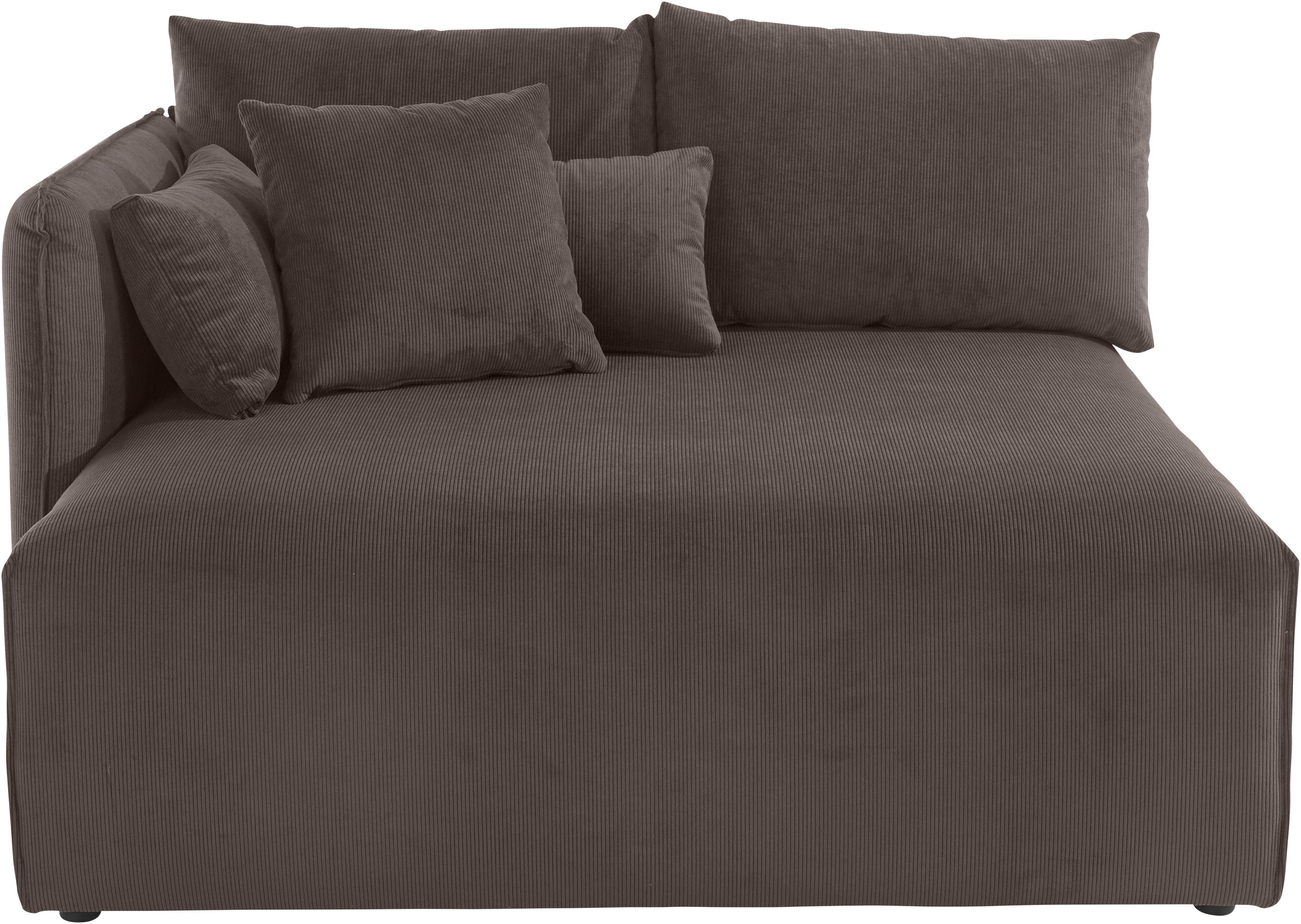 OTTO home Ottomane Nöre, kurzes Lounge-Modul - zum Zusammenstellen, Breite 138 cm, Tiefe 128 cm