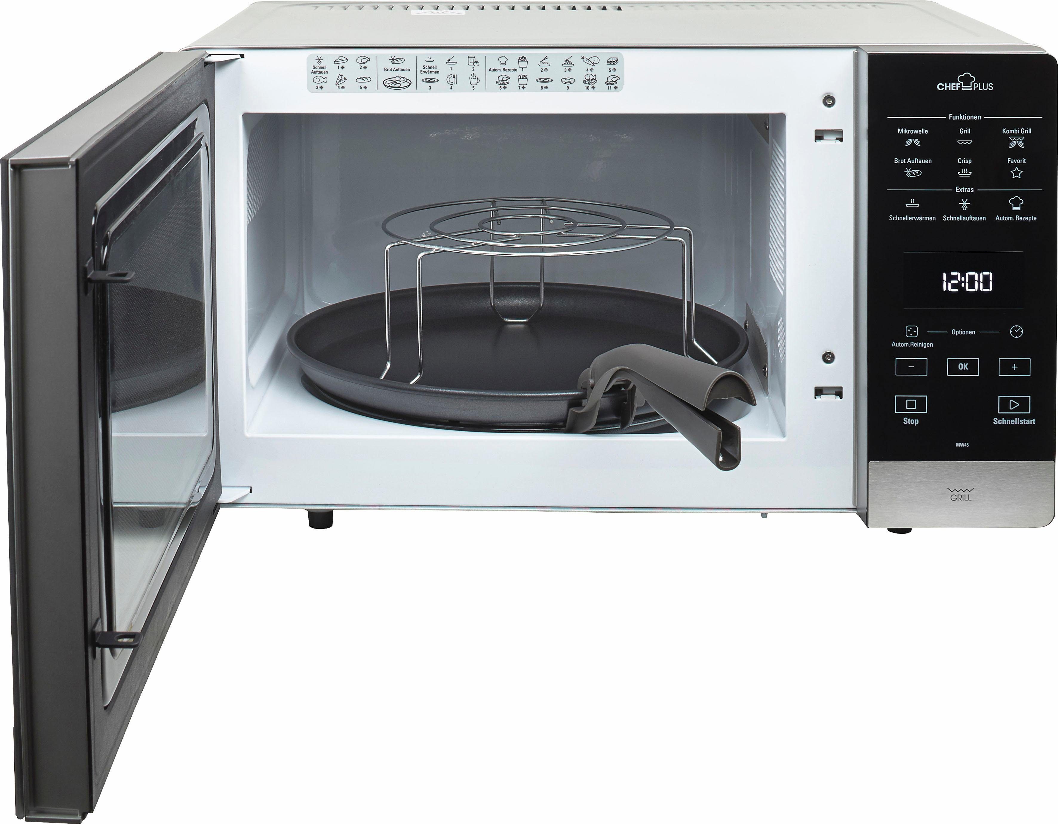 BAUKNECHT Mikrowelle MW 45 SL, Grill, 25 l