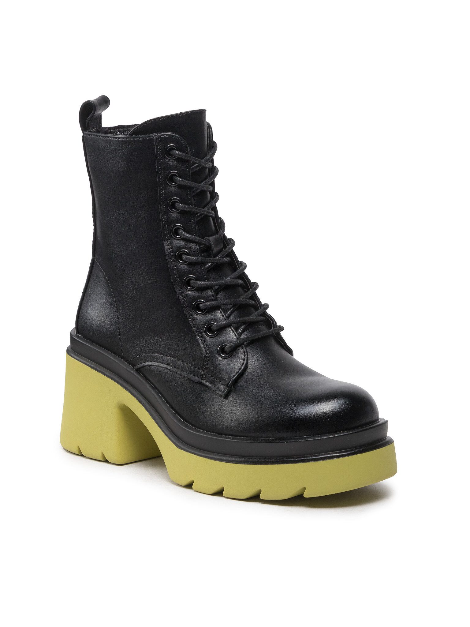 DeeZee Stiefeletten ZAL90112-1A Black/Yellow Stiefelette günstig online kaufen